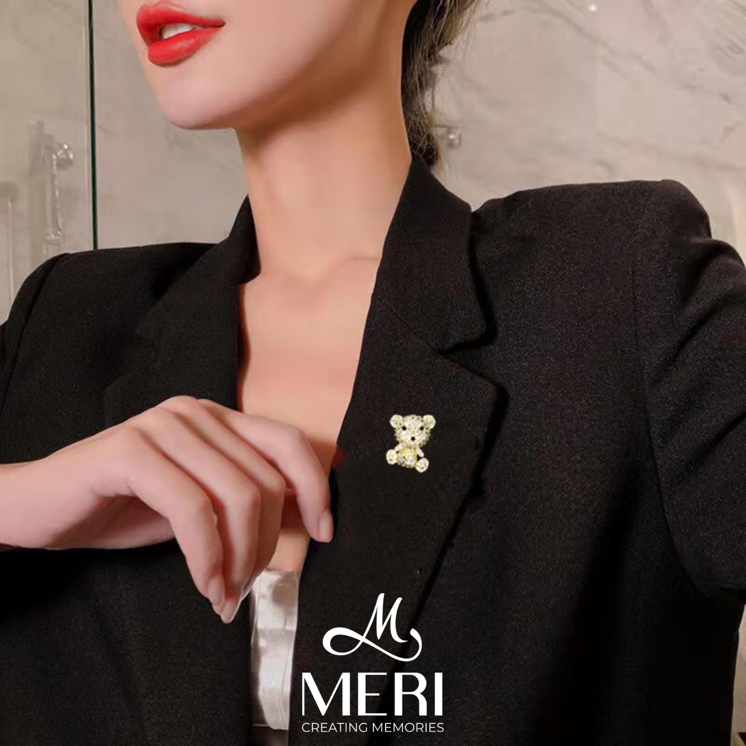 Pin cài áo Teddy Bear