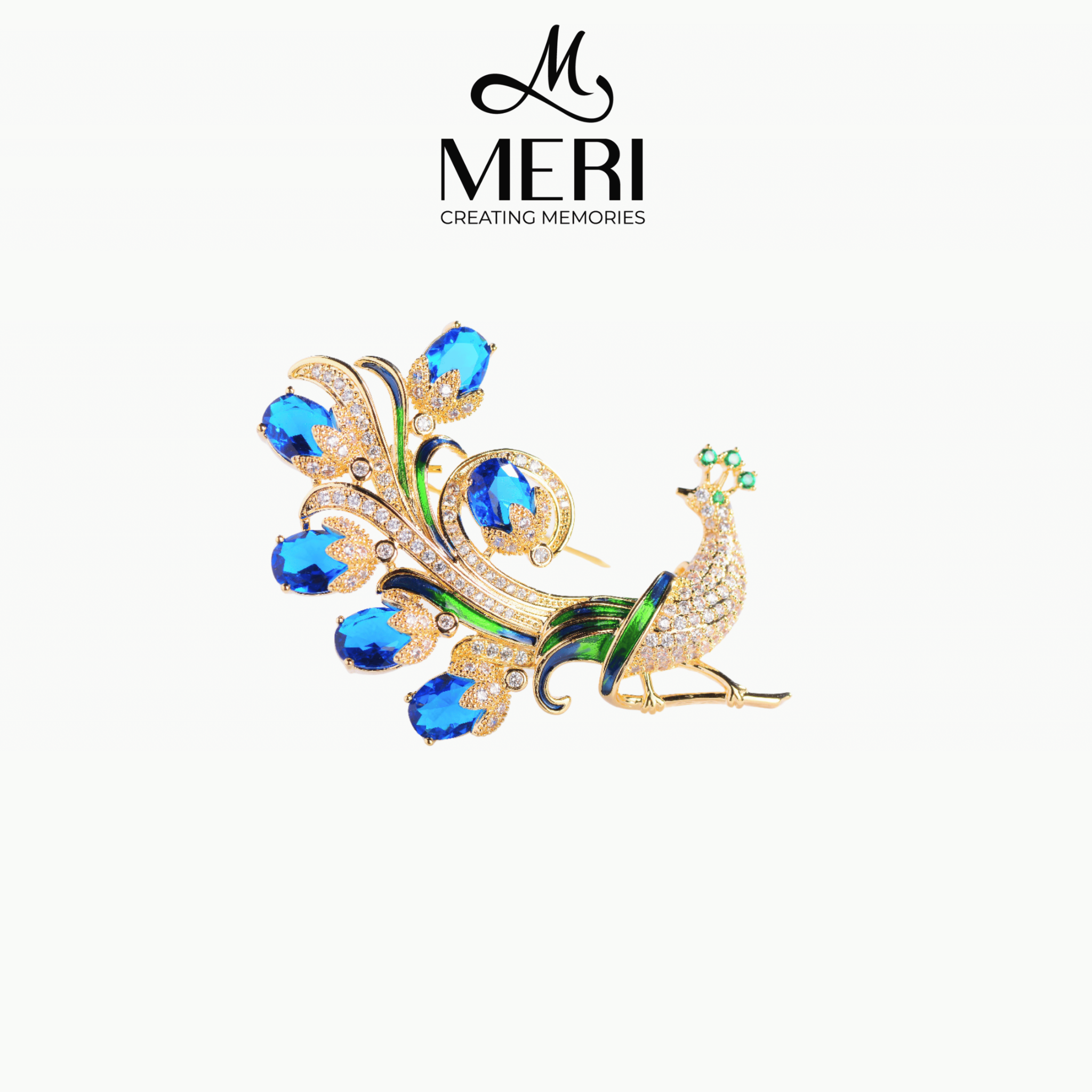 Cài áo Peacock cao cấp