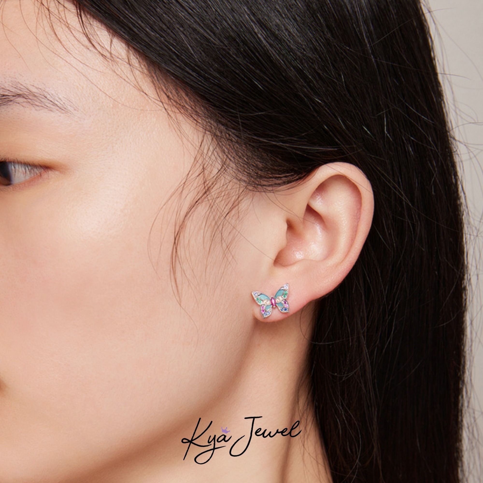 Bộ trang sức nữ Butterfly đá CZ cao cấp