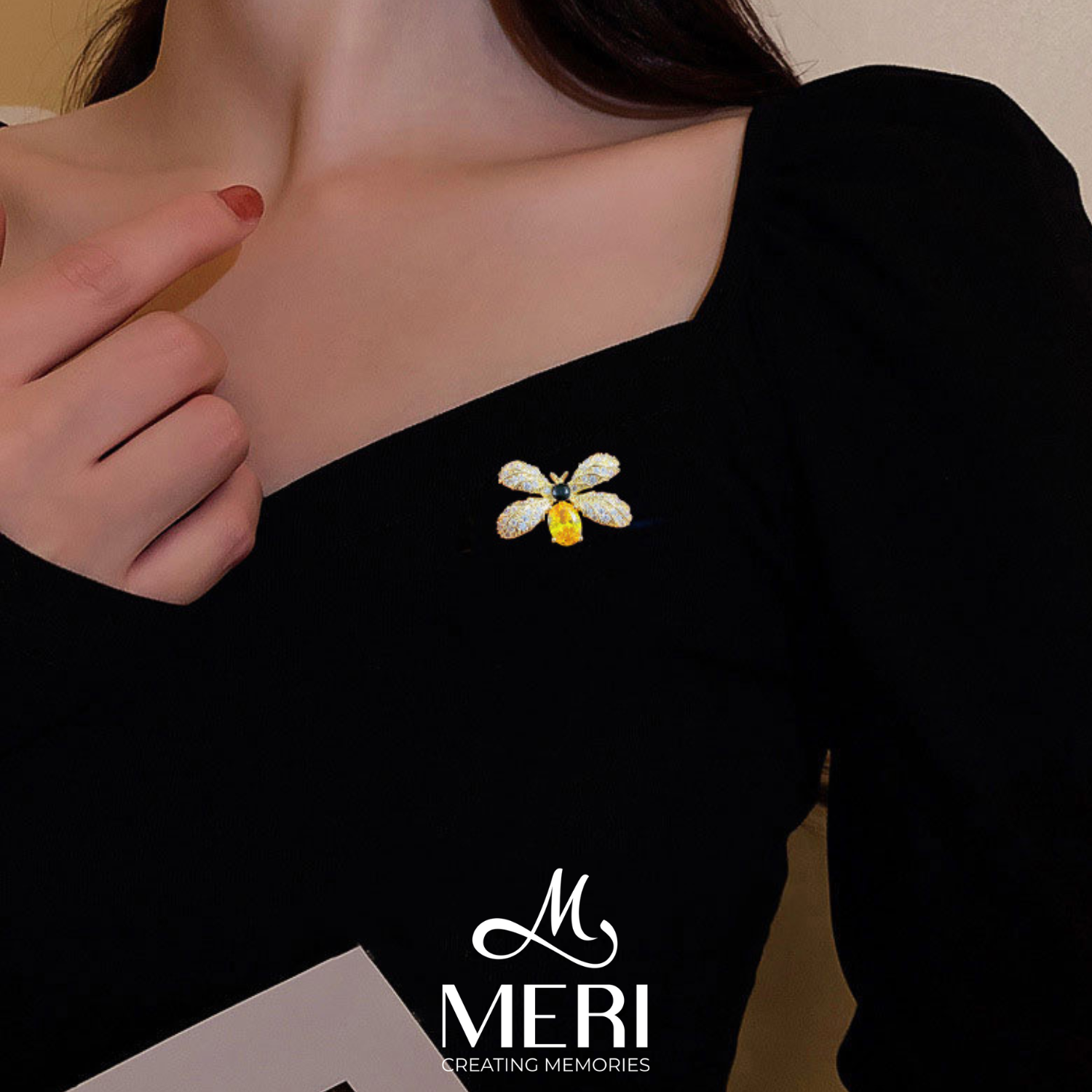 Pin cài áo Yellow Bee