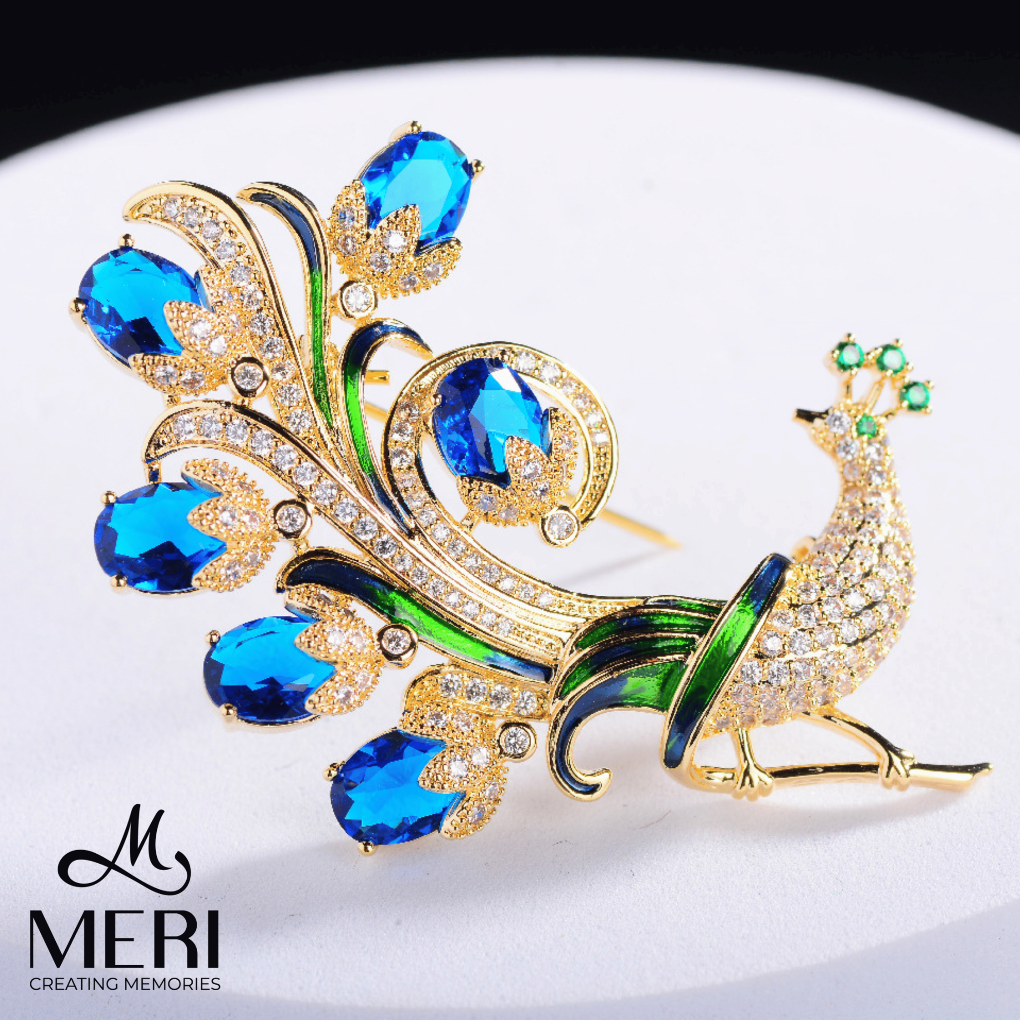 Cài áo Peacock cao cấp