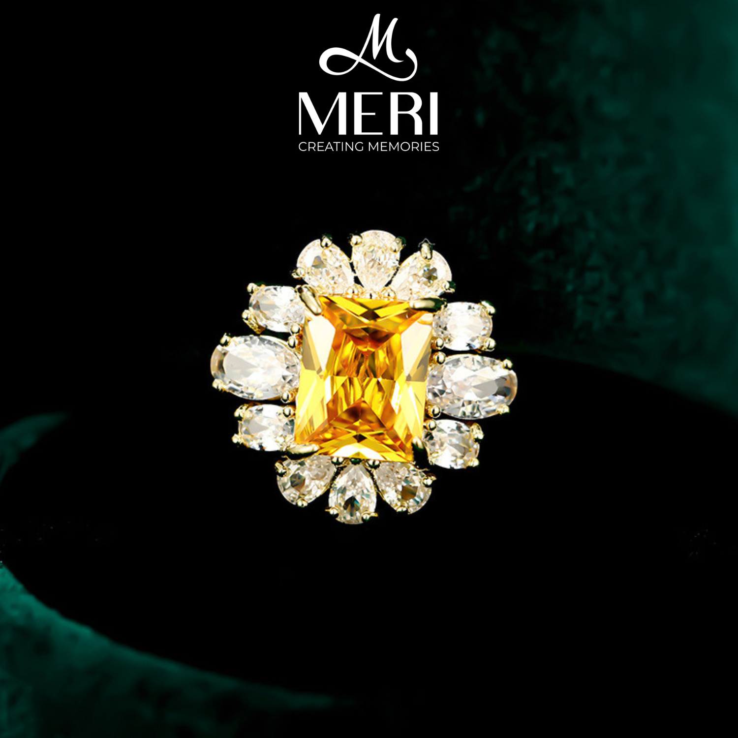Pin cài áo Golden Flower