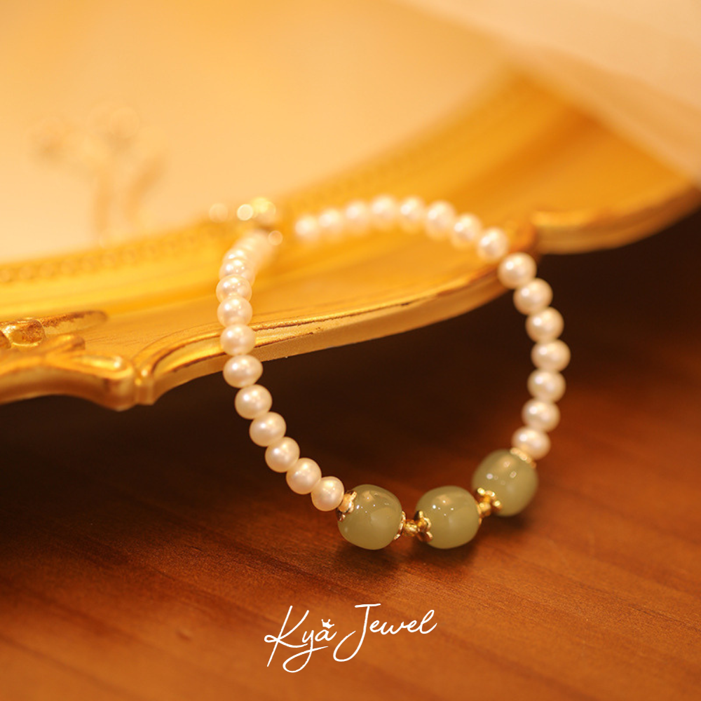 Vòng tay nữ Jade Pearl