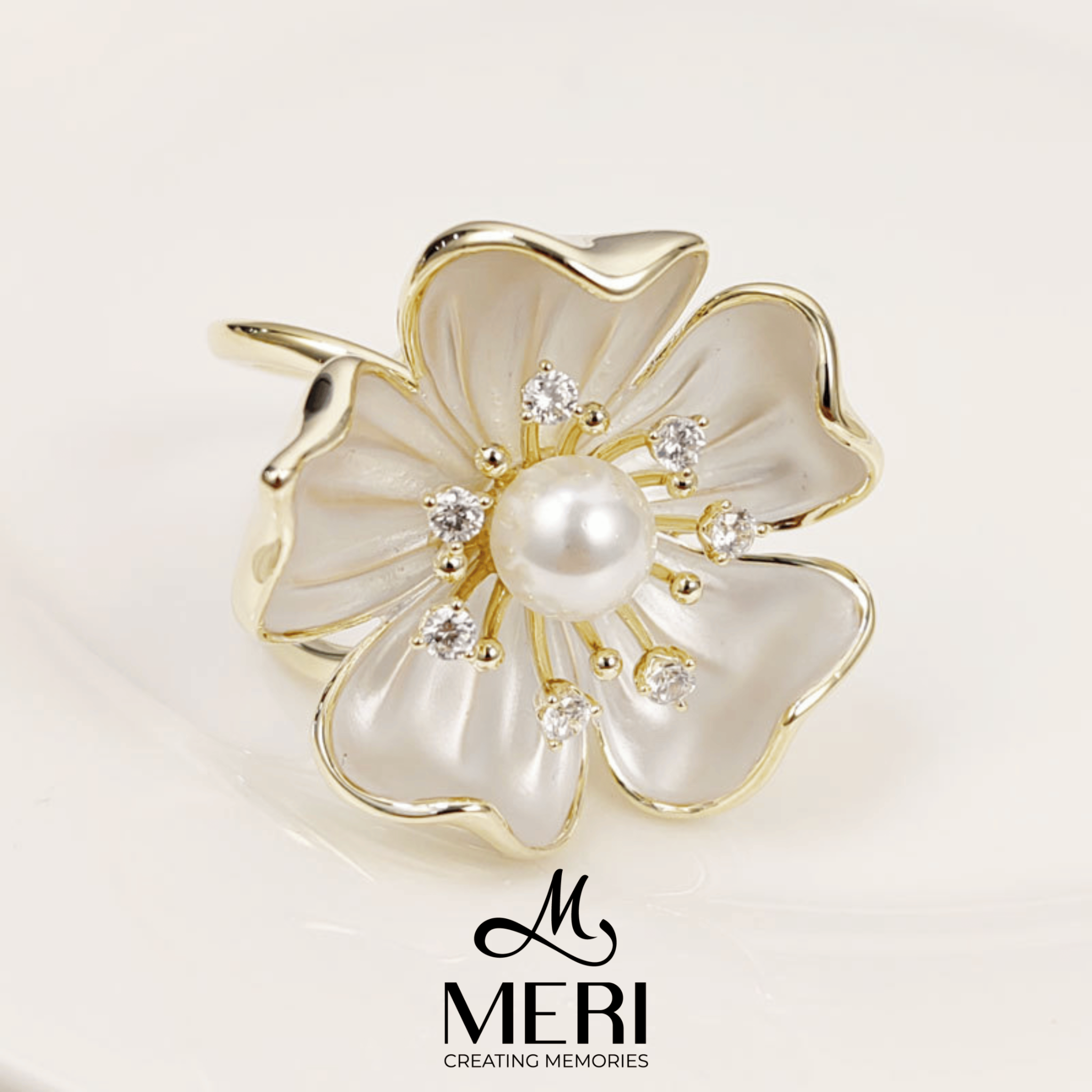 Cài khăn Graceful Flower