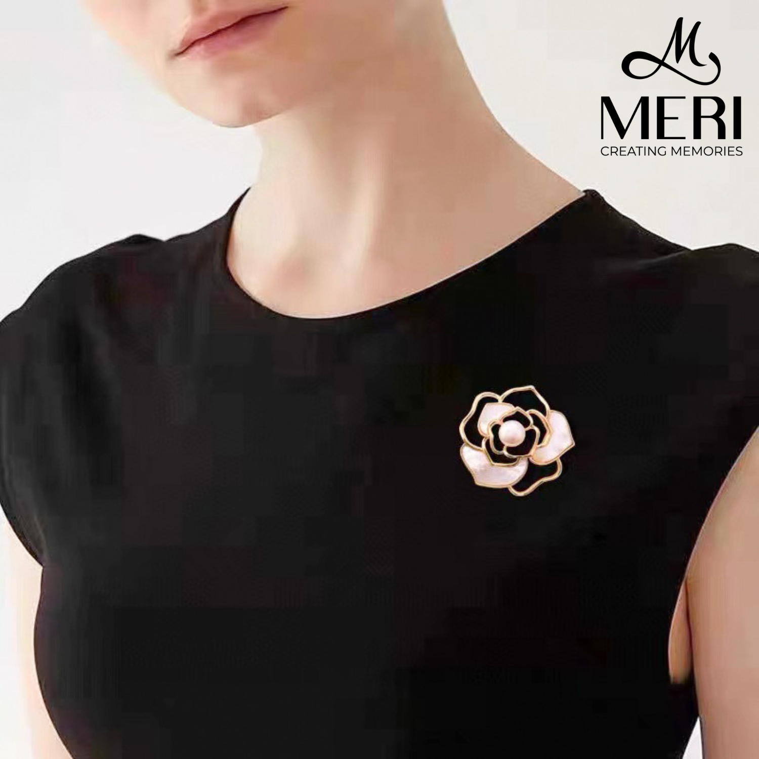 Cài áo nữ Rosy Pearl