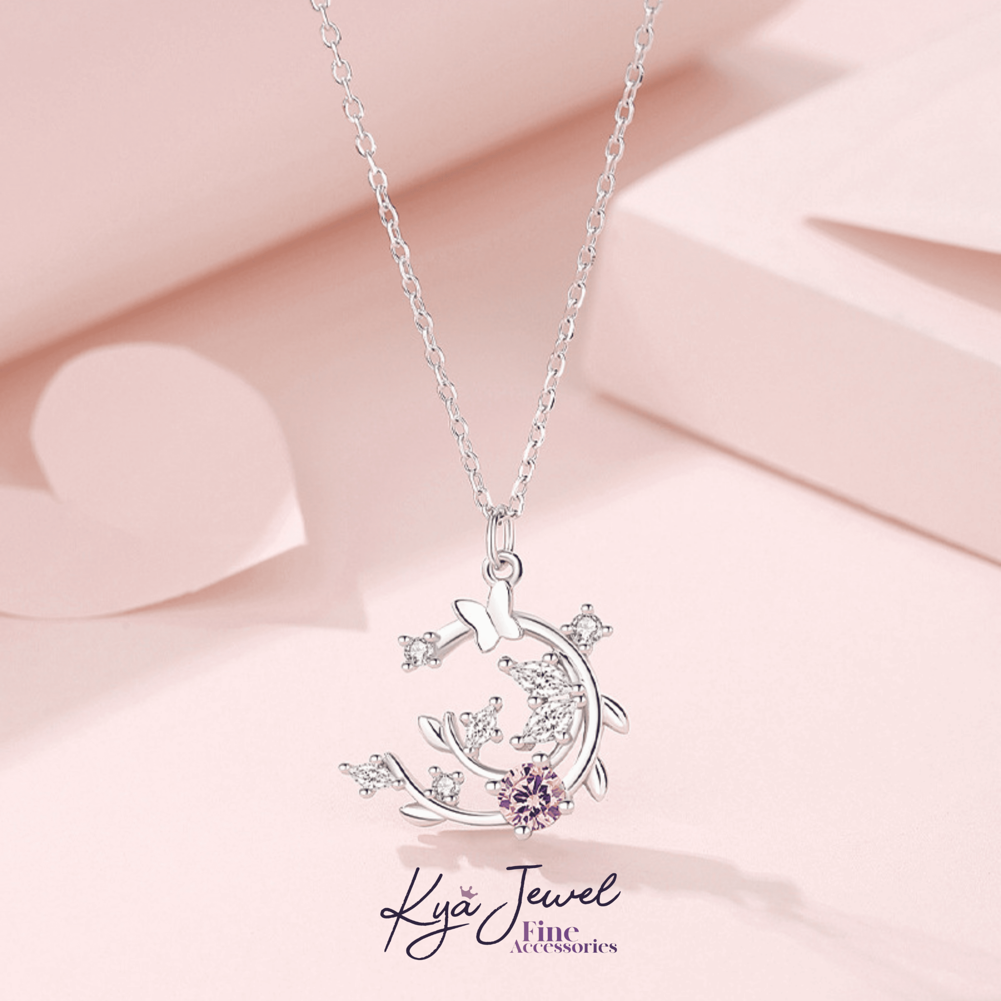 Dây chuyền nữ Butterfly Blossom
