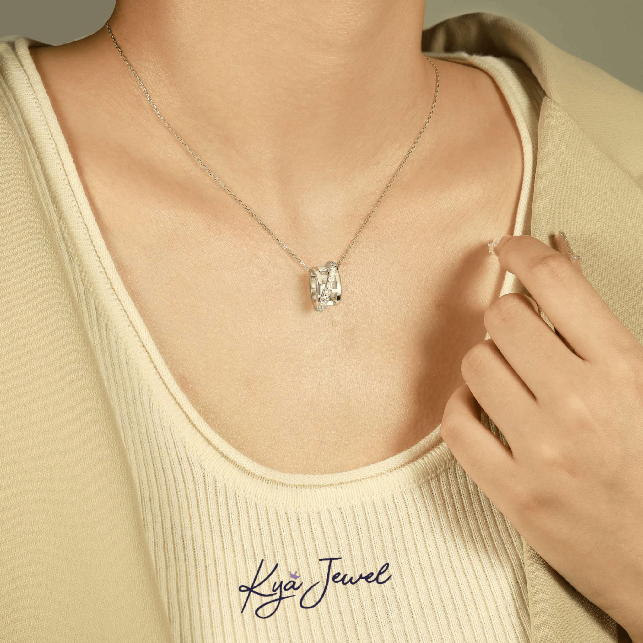 Dây chuyền nữ Modern Sparkle