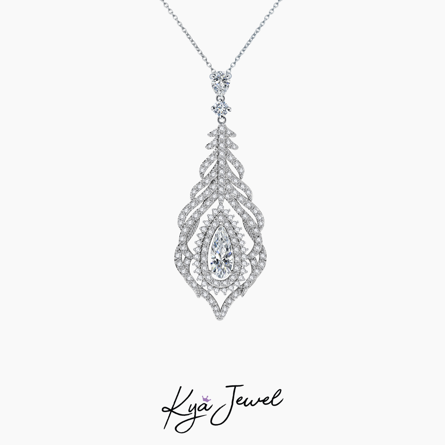 Dây chuyền nữ Sparkling Feather