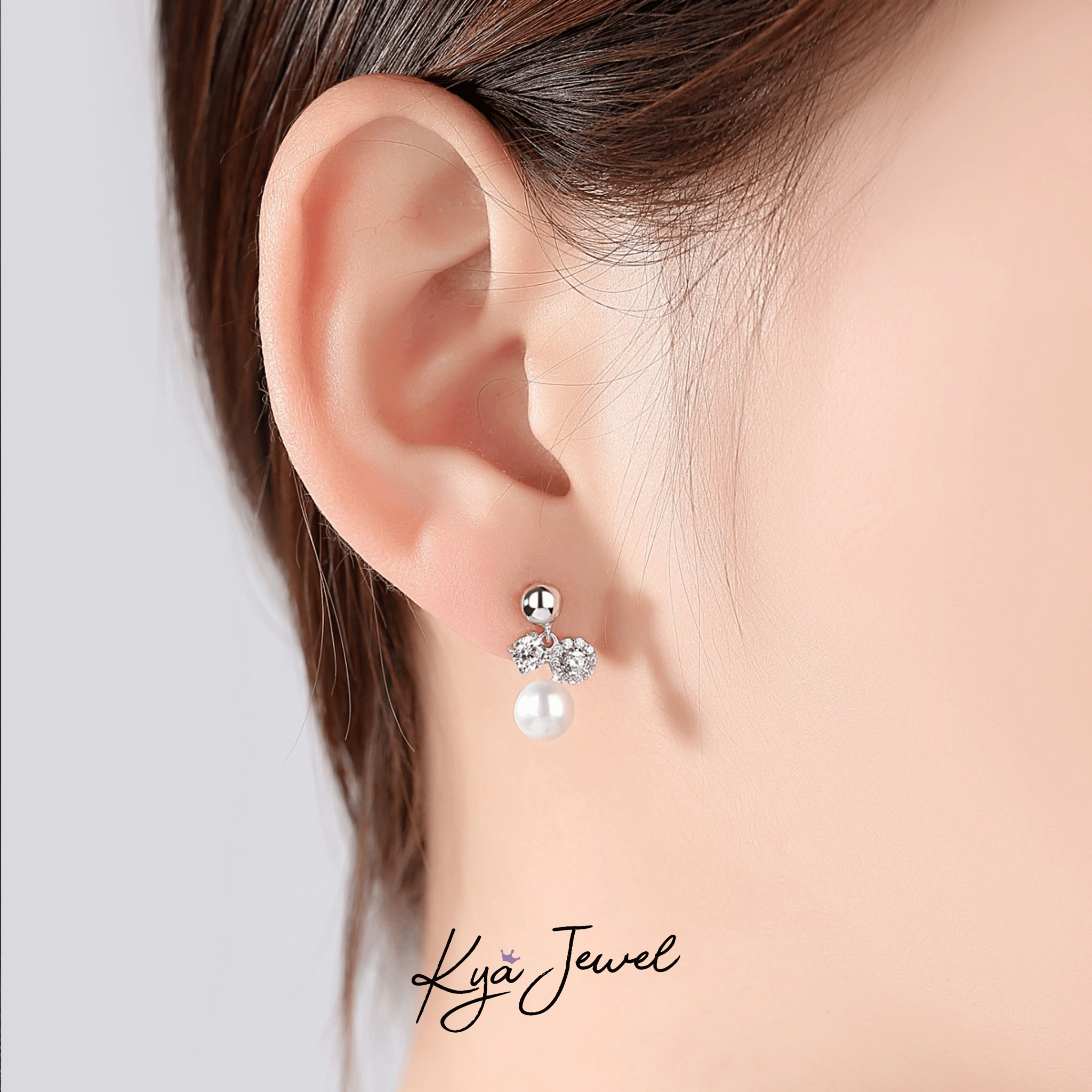 Khuyên tai nữ Pearl Drops