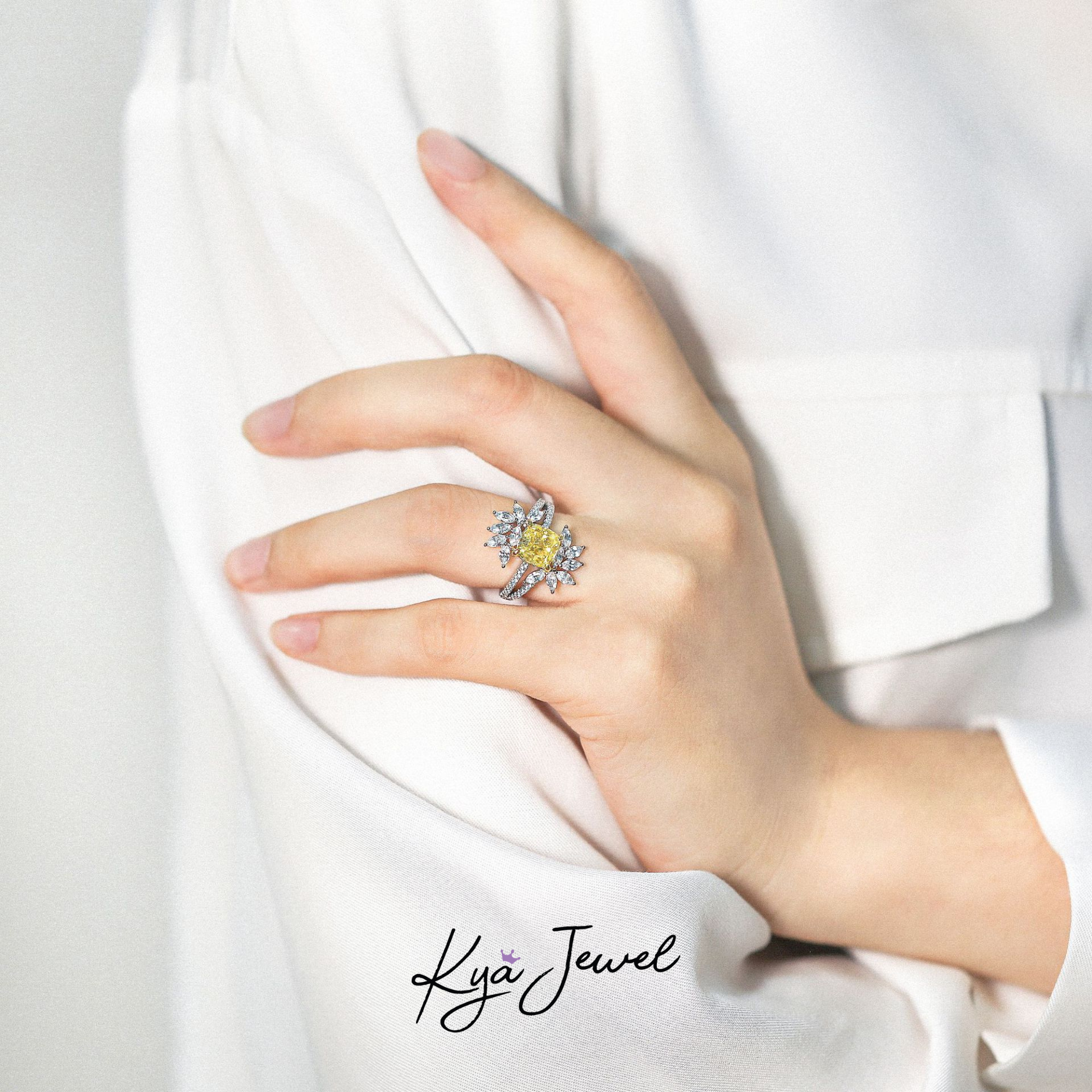 Nhẫn nữ Angel Wings