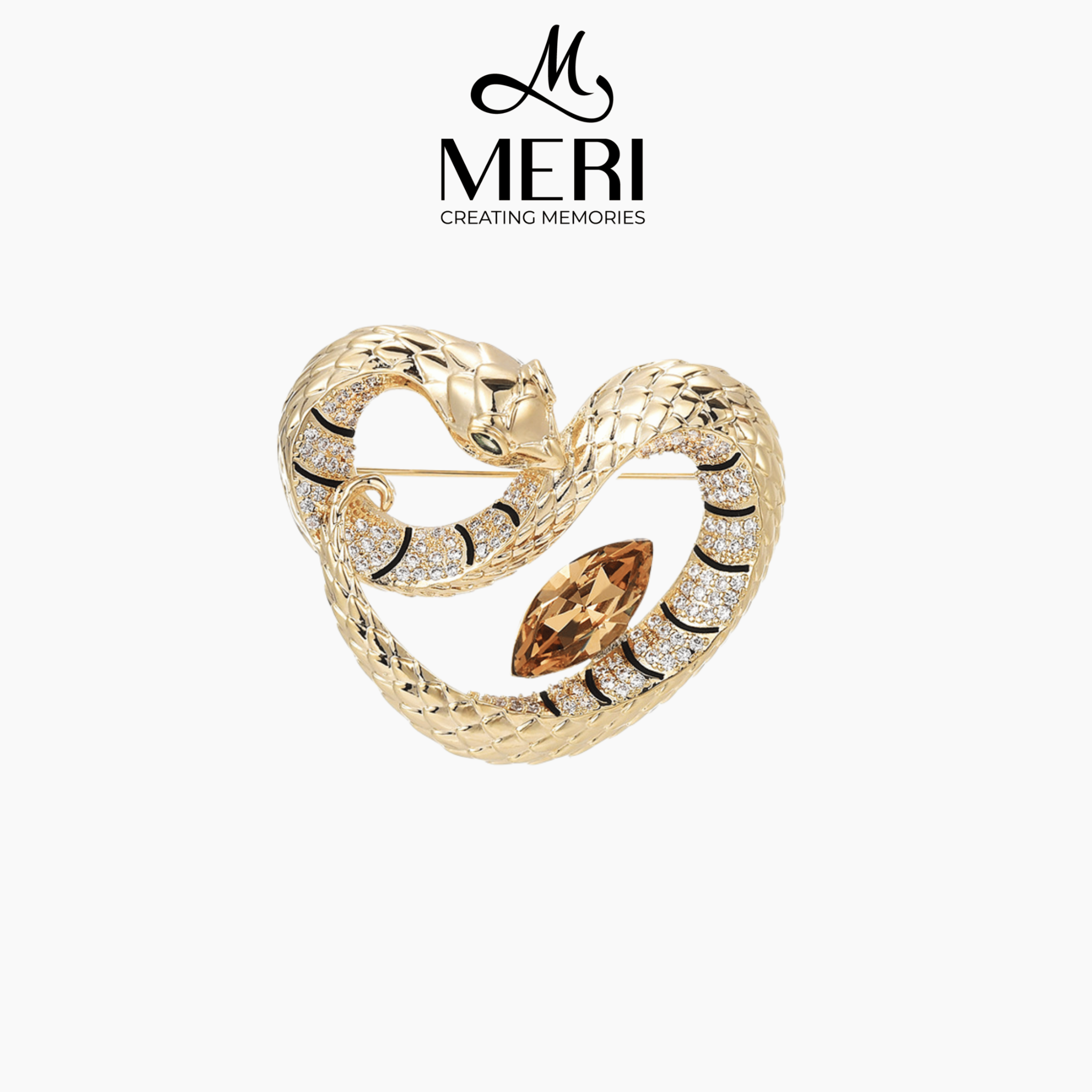 Cài áo Golden Serpent