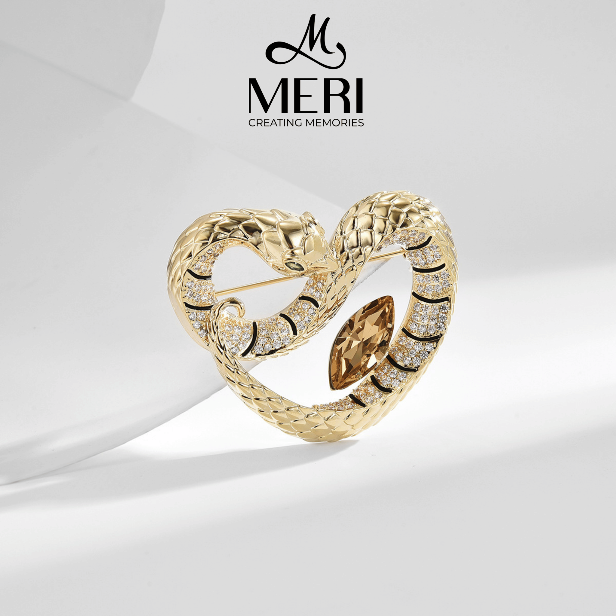 Cài áo Golden Serpent