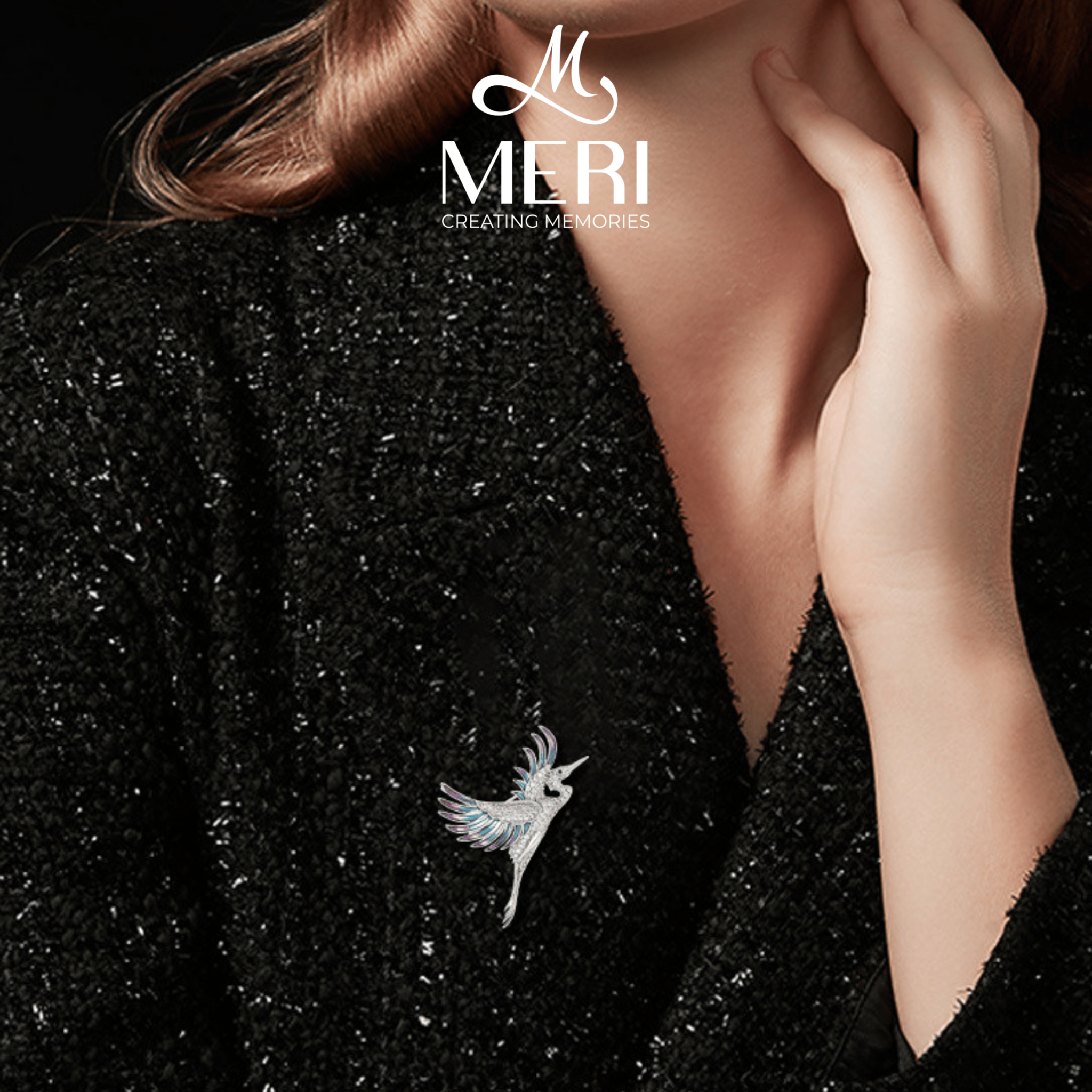 Cài áo Pearl Fly
