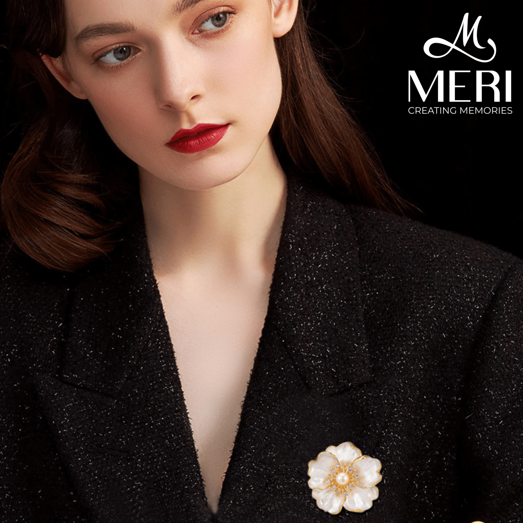 Cài áo Elegant Peony