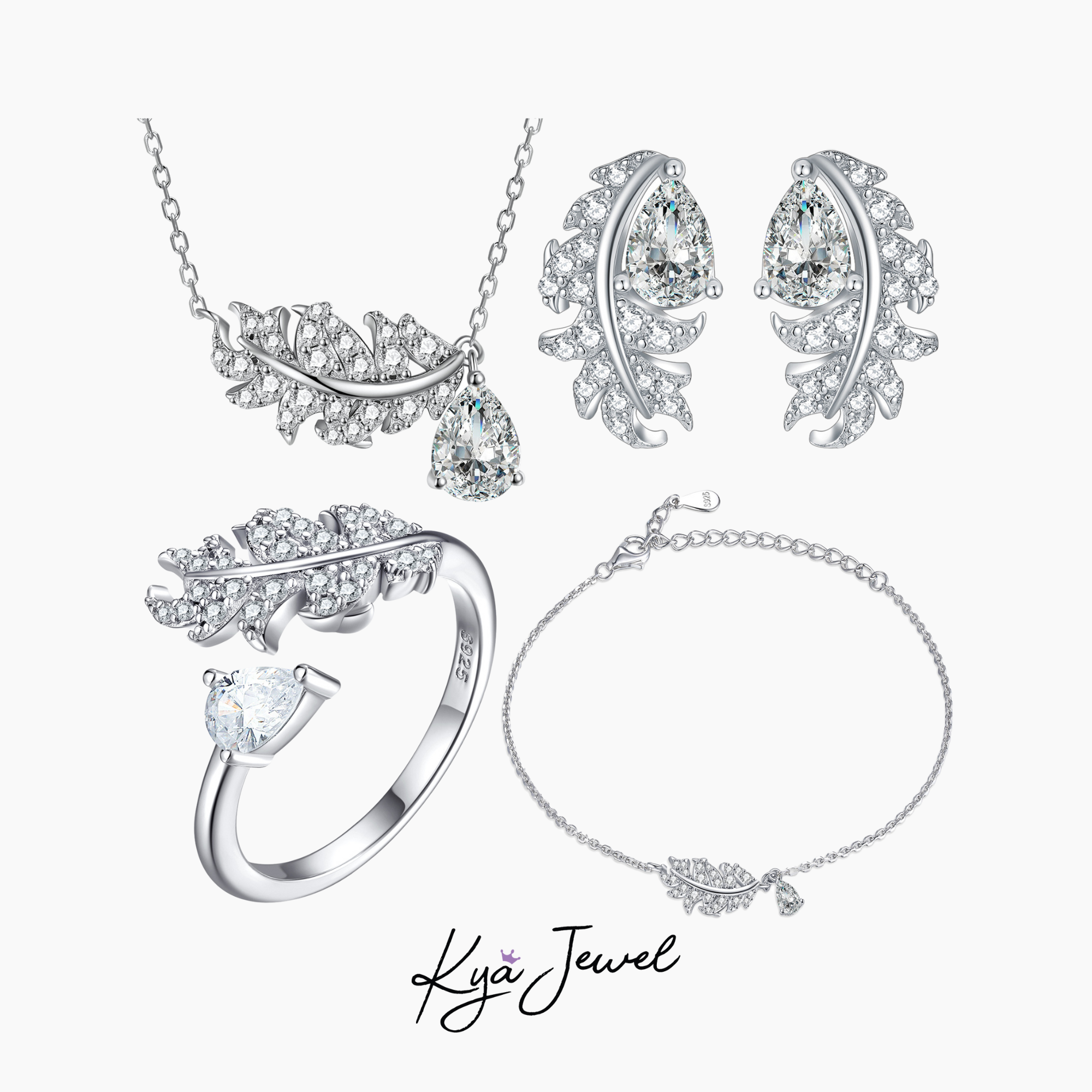 Dây chuyền nữ Feather Elegance