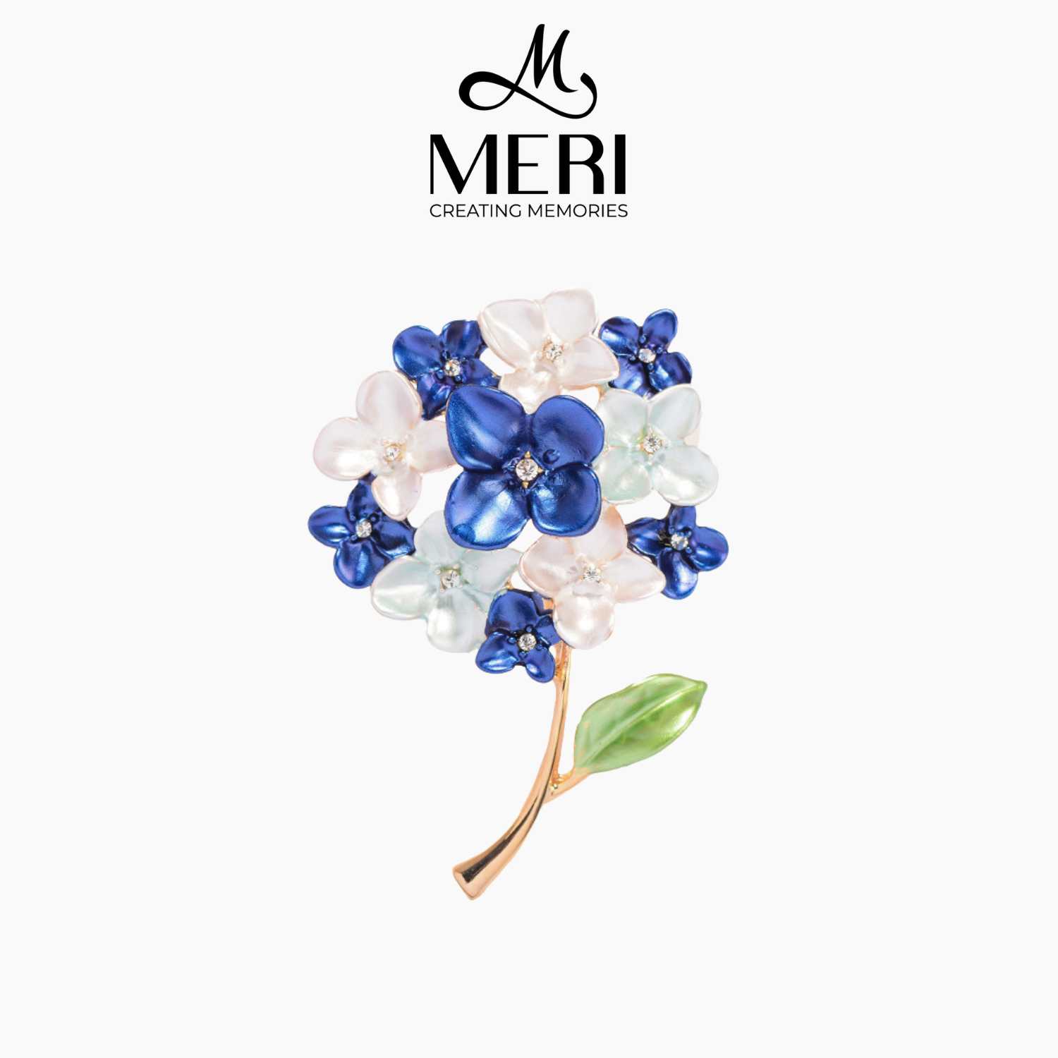 Cài áo Blue Hydrangea