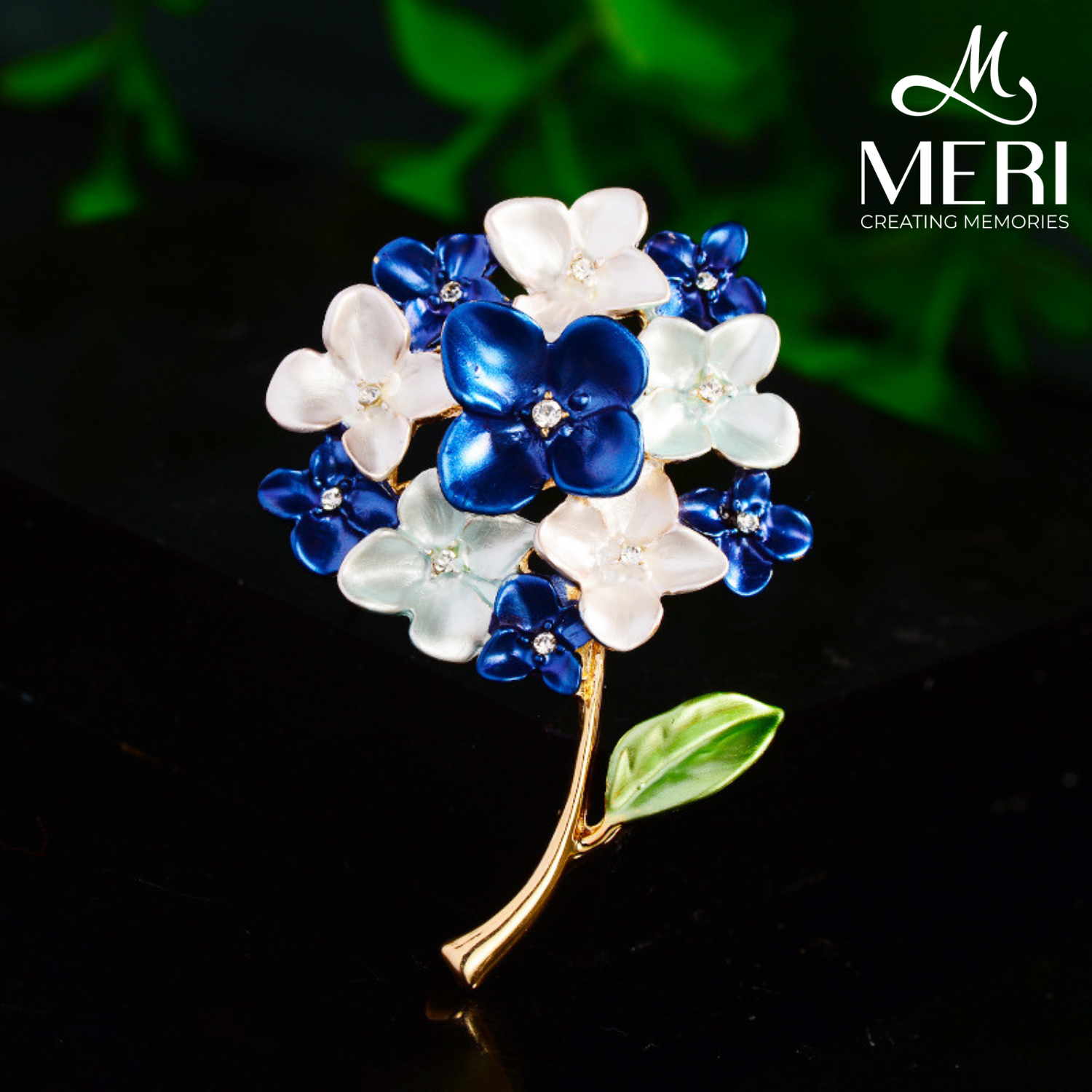 Cài áo Blue Hydrangea