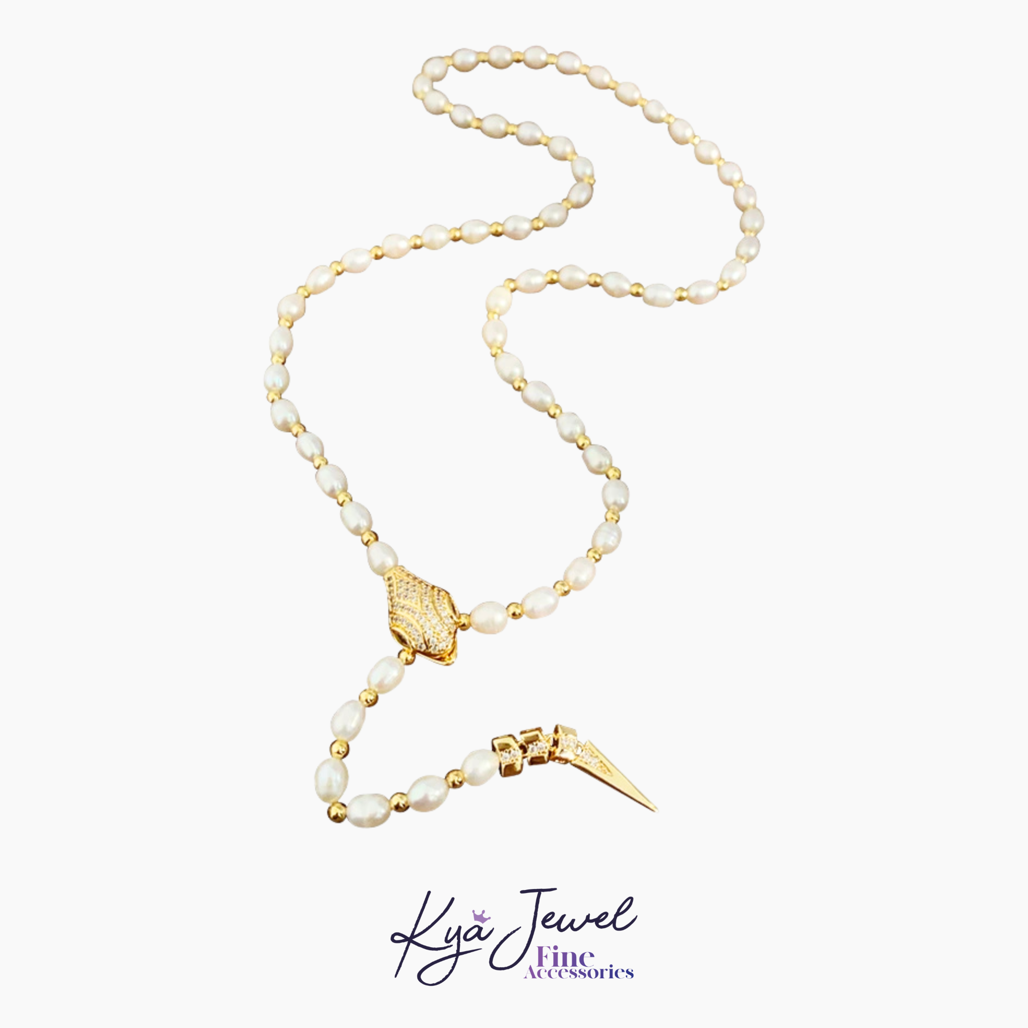 Dây chuyền nữ ngọc trai Luxe Snake