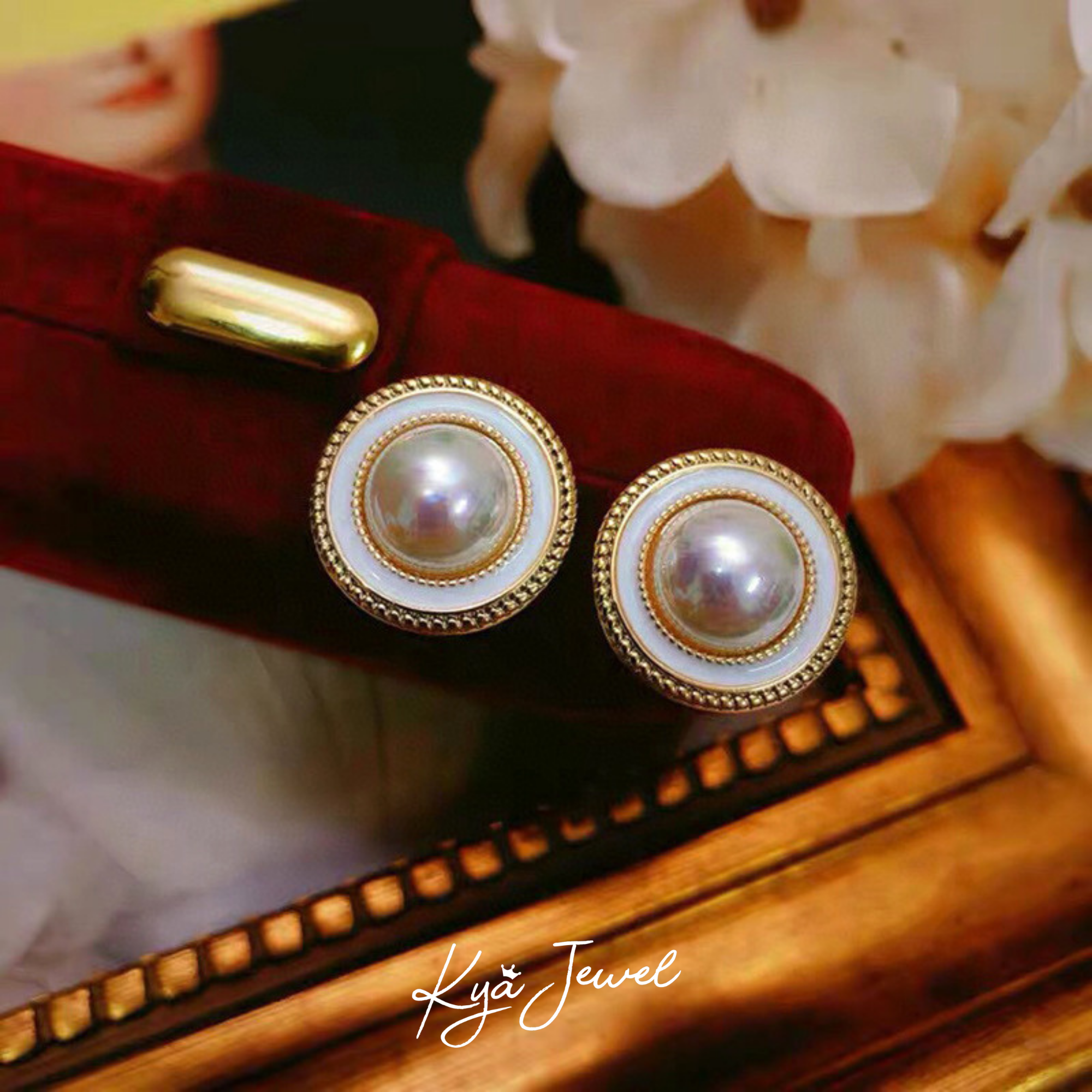 Khuyên tai nữ Charming Pearl