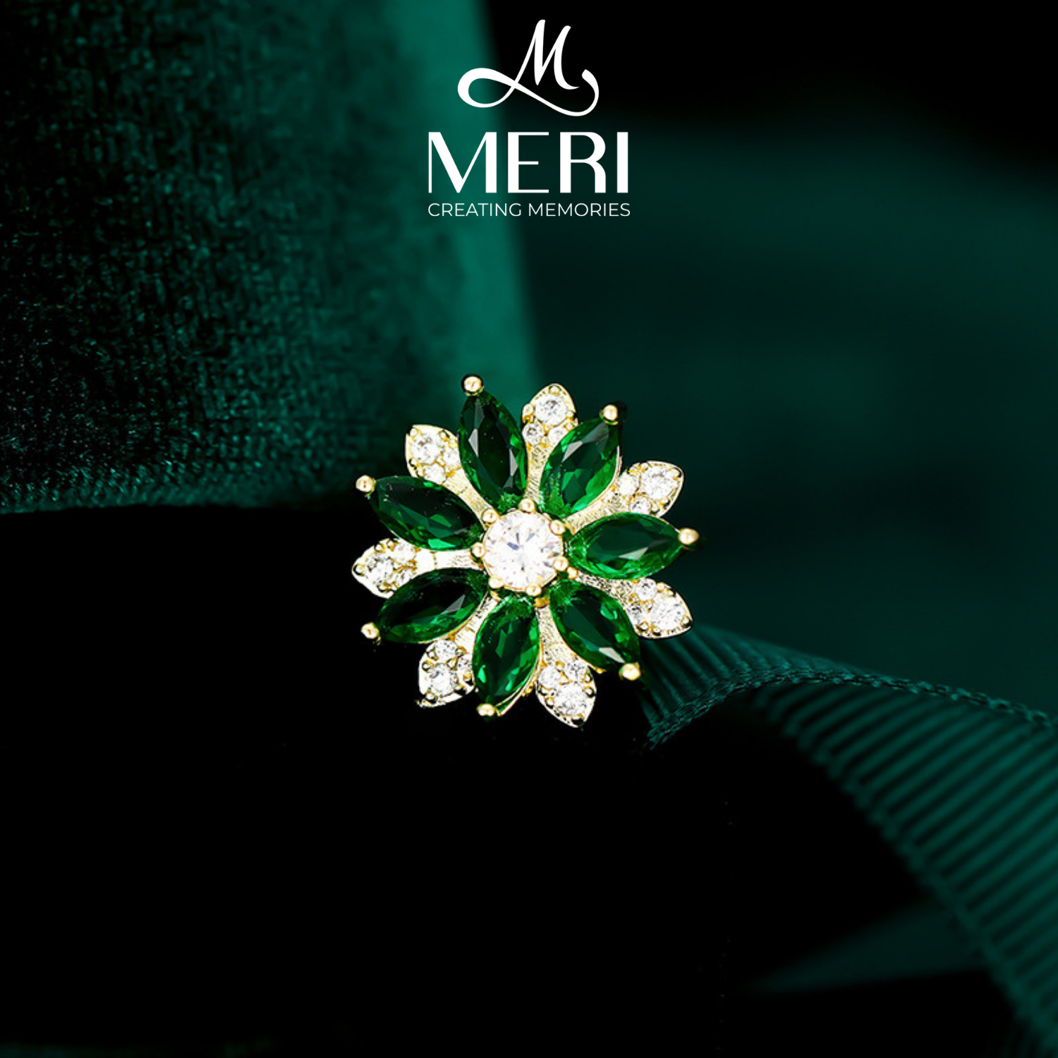 Pin cài áo Flower rạng rỡ