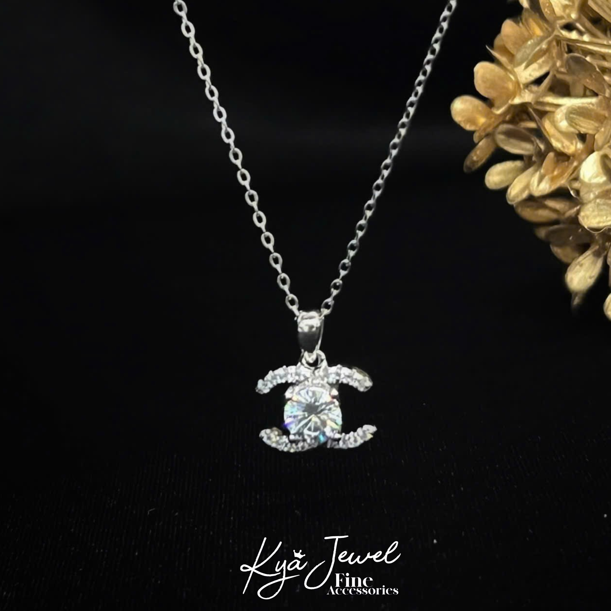 Dây chuyền nữ kim cương Moissanite Prestige