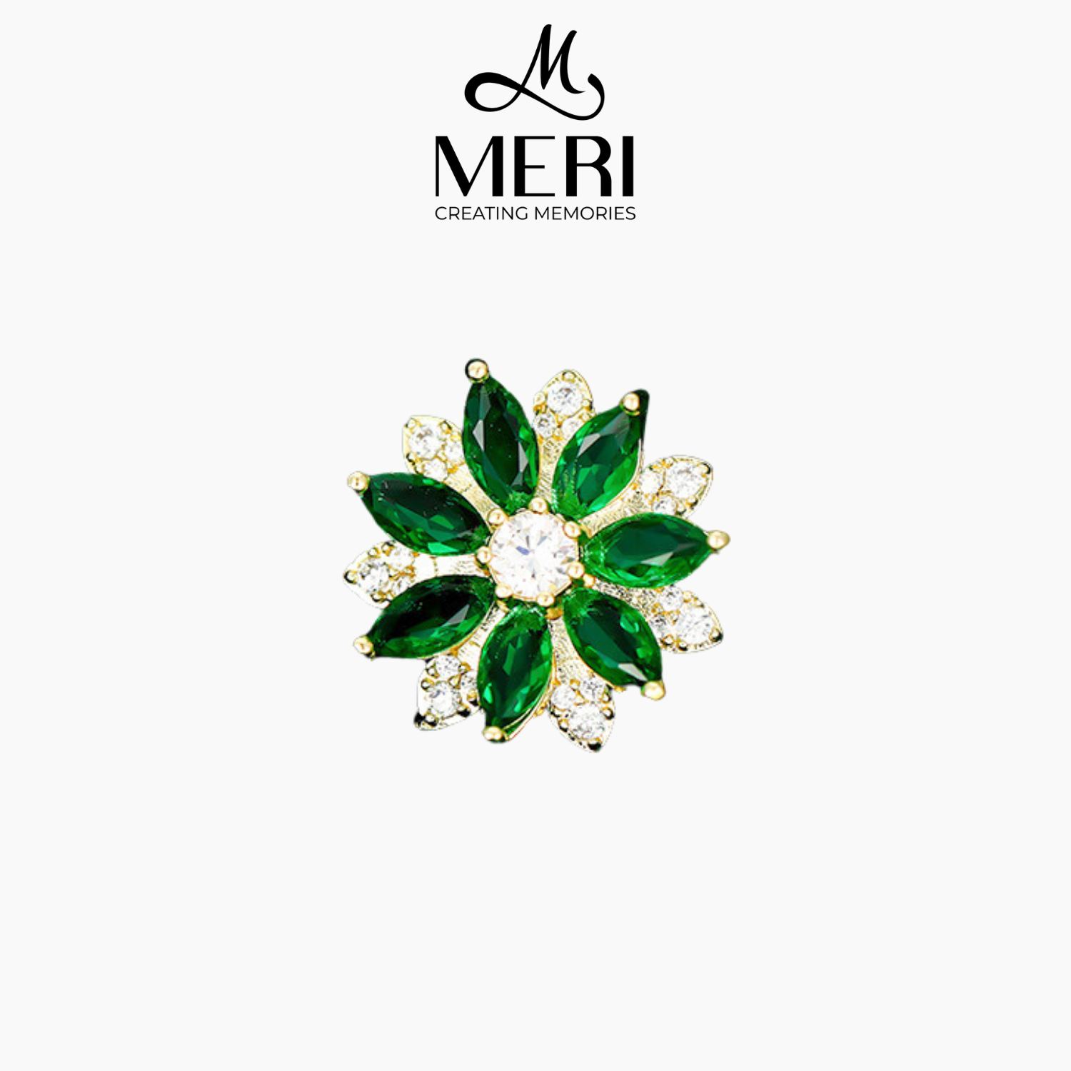 Pin cài áo Flower rạng rỡ