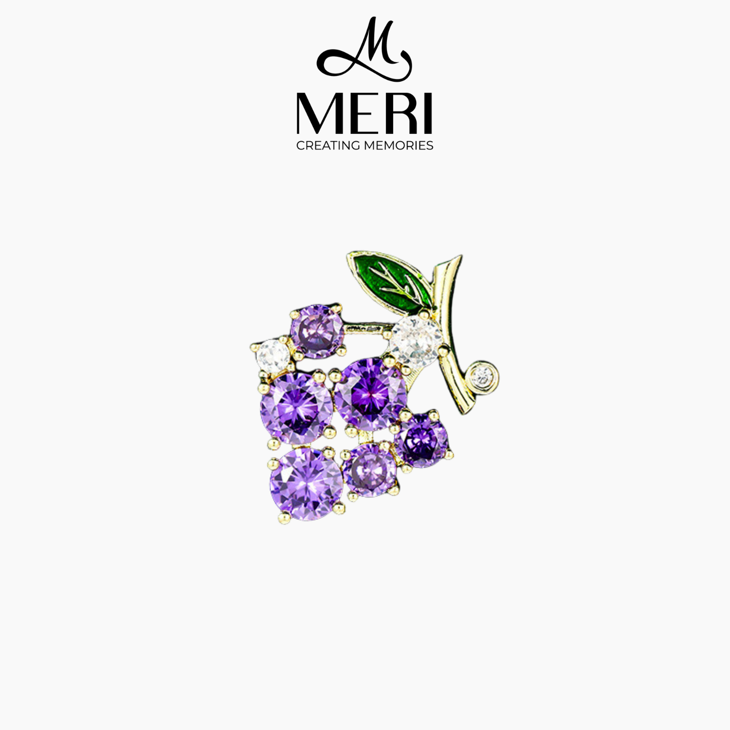 Pin cài áo Grape xinh xắn