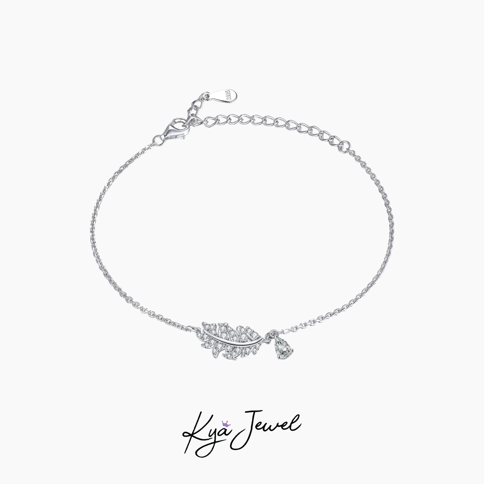 Vòng tay nữ Feather Elegance