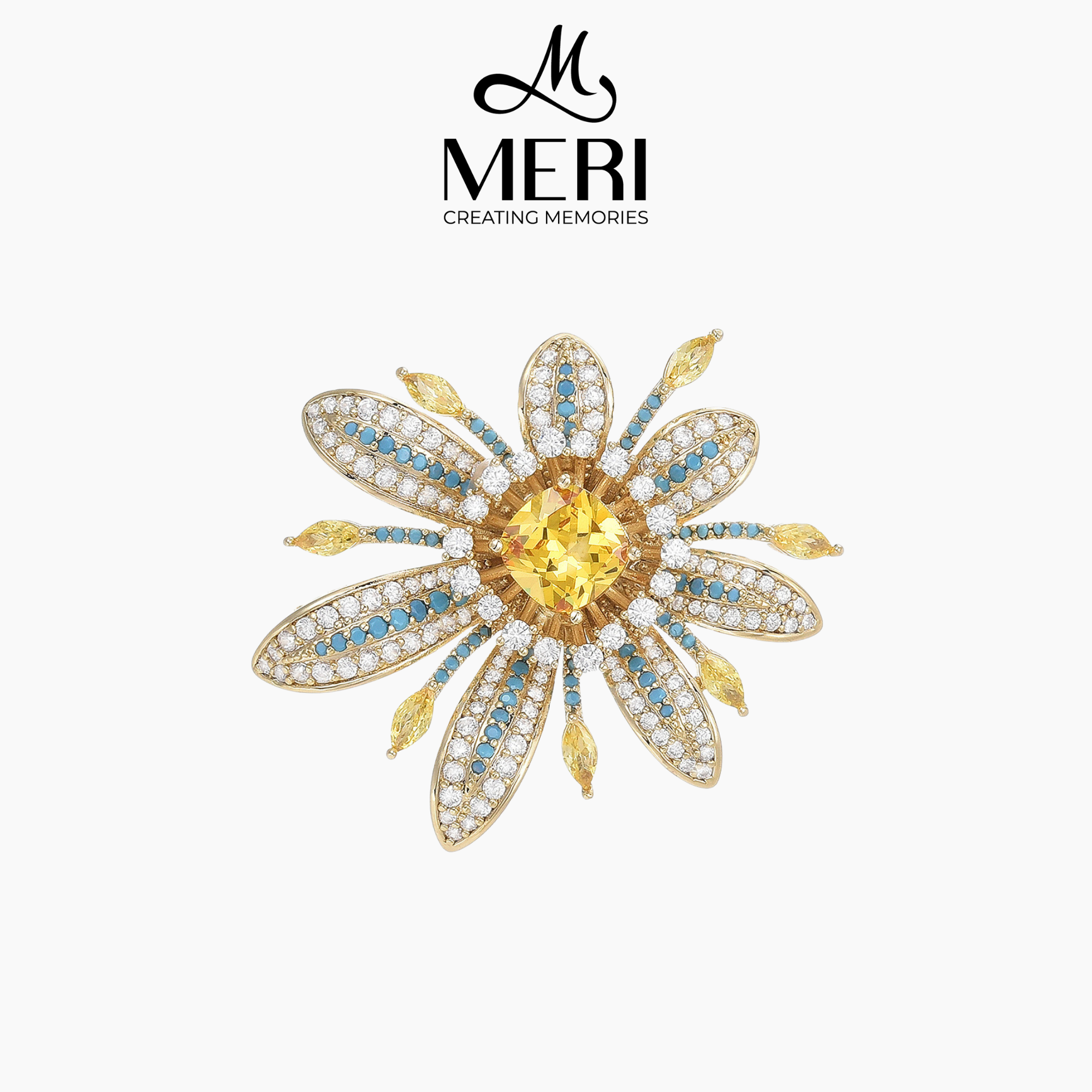 Cài áo Floral Sunshine