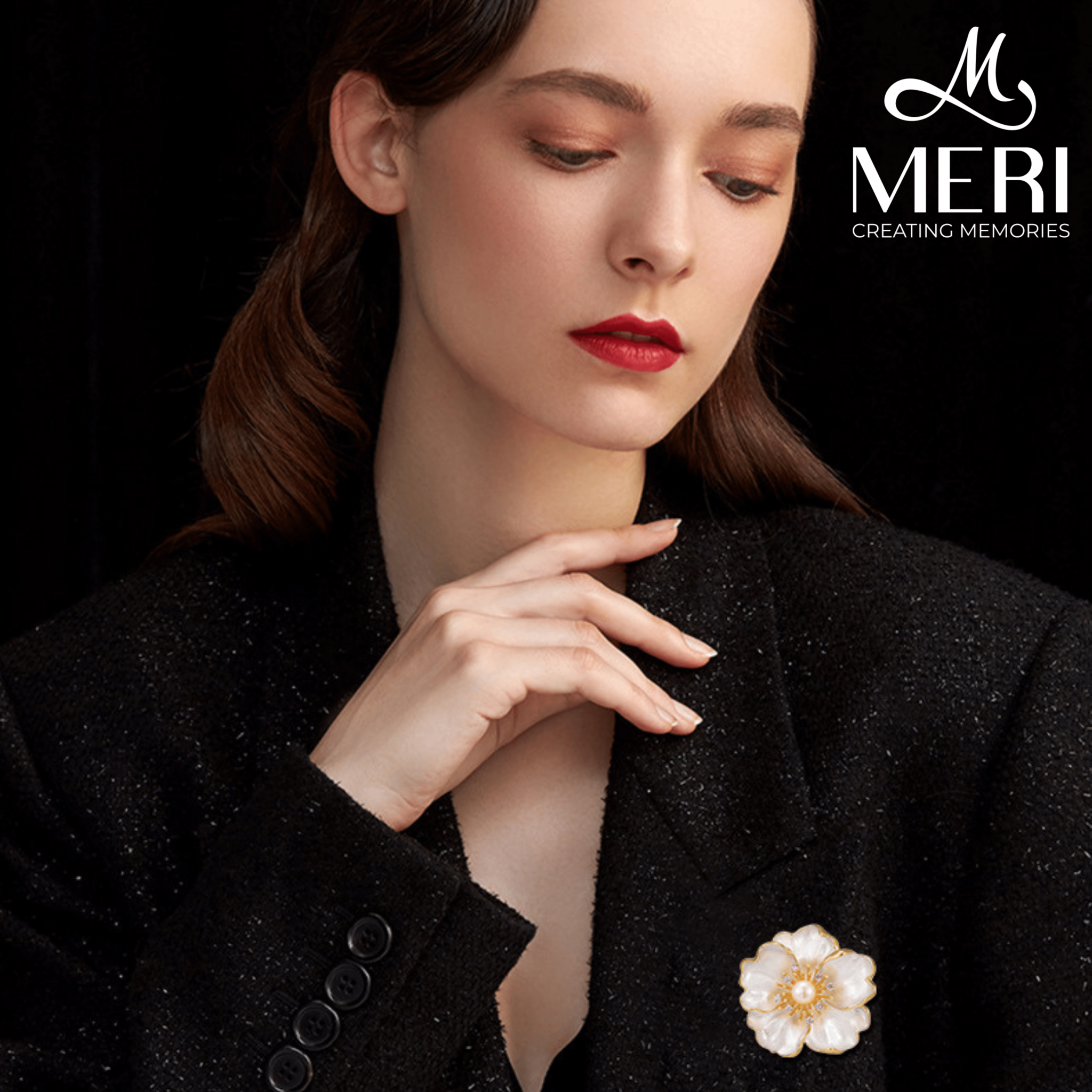 Cài áo Elegant Peony