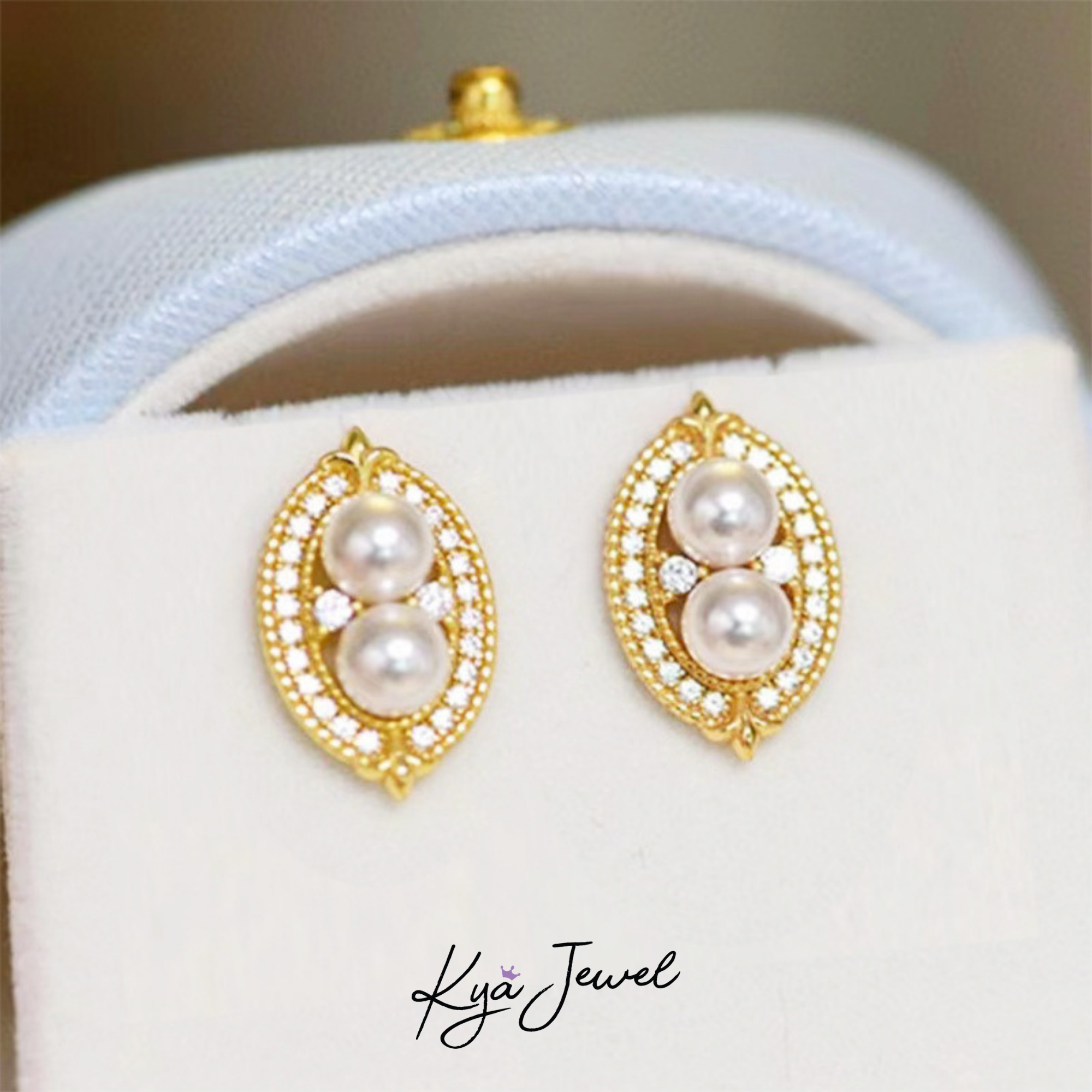 Khuyên tai nữ Sparkling Pearl