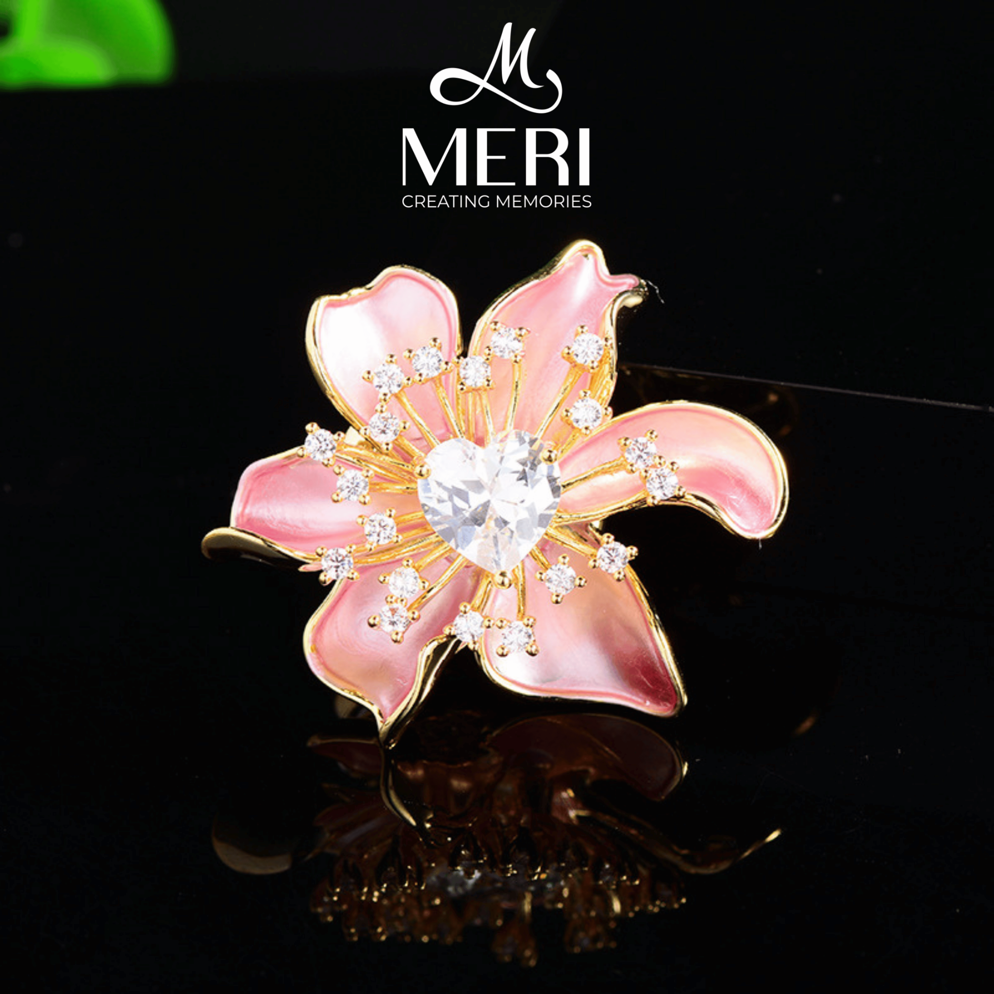 Pin cài áo Sweet Flower