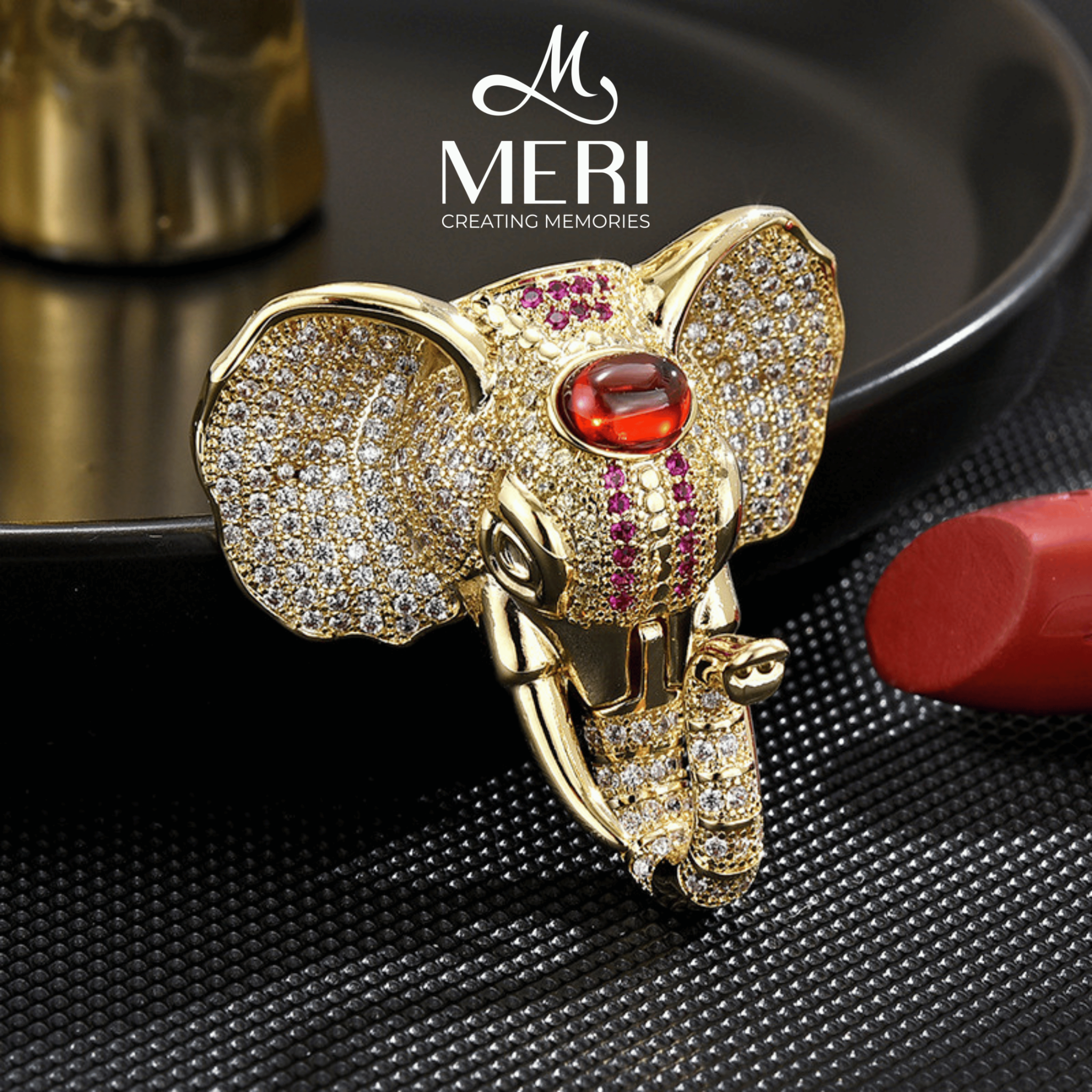 Cài áo Golden Elephant