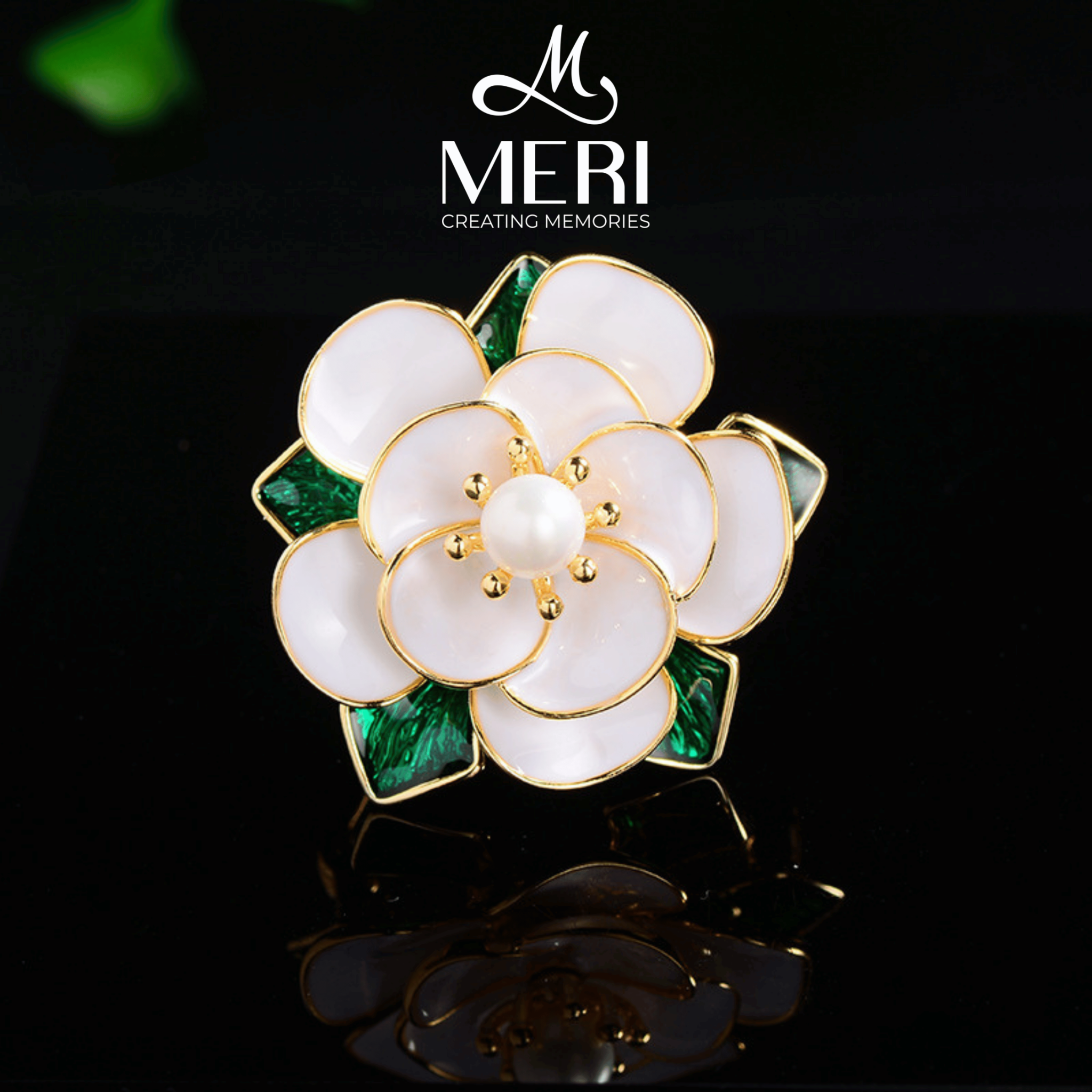 Cài áo Tiny Pearl Blossom