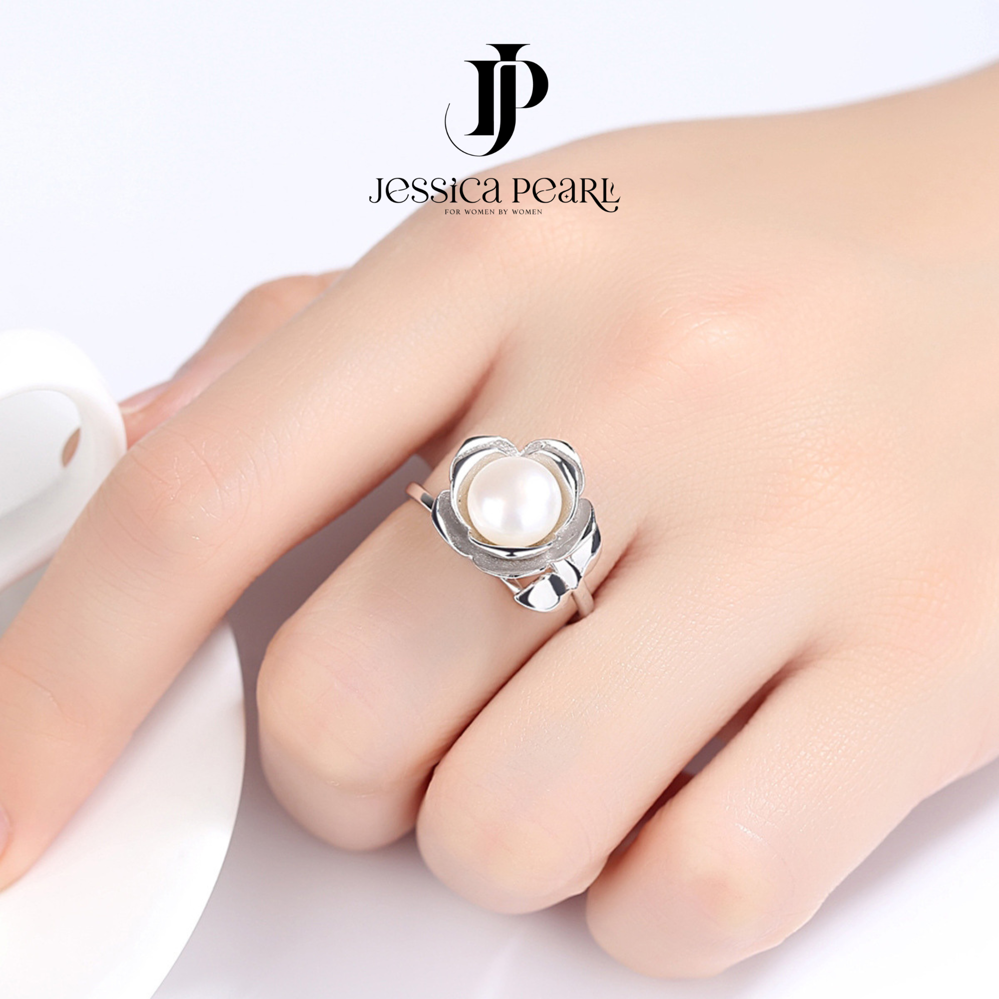 Nhẫn nữ Rose Pearl
