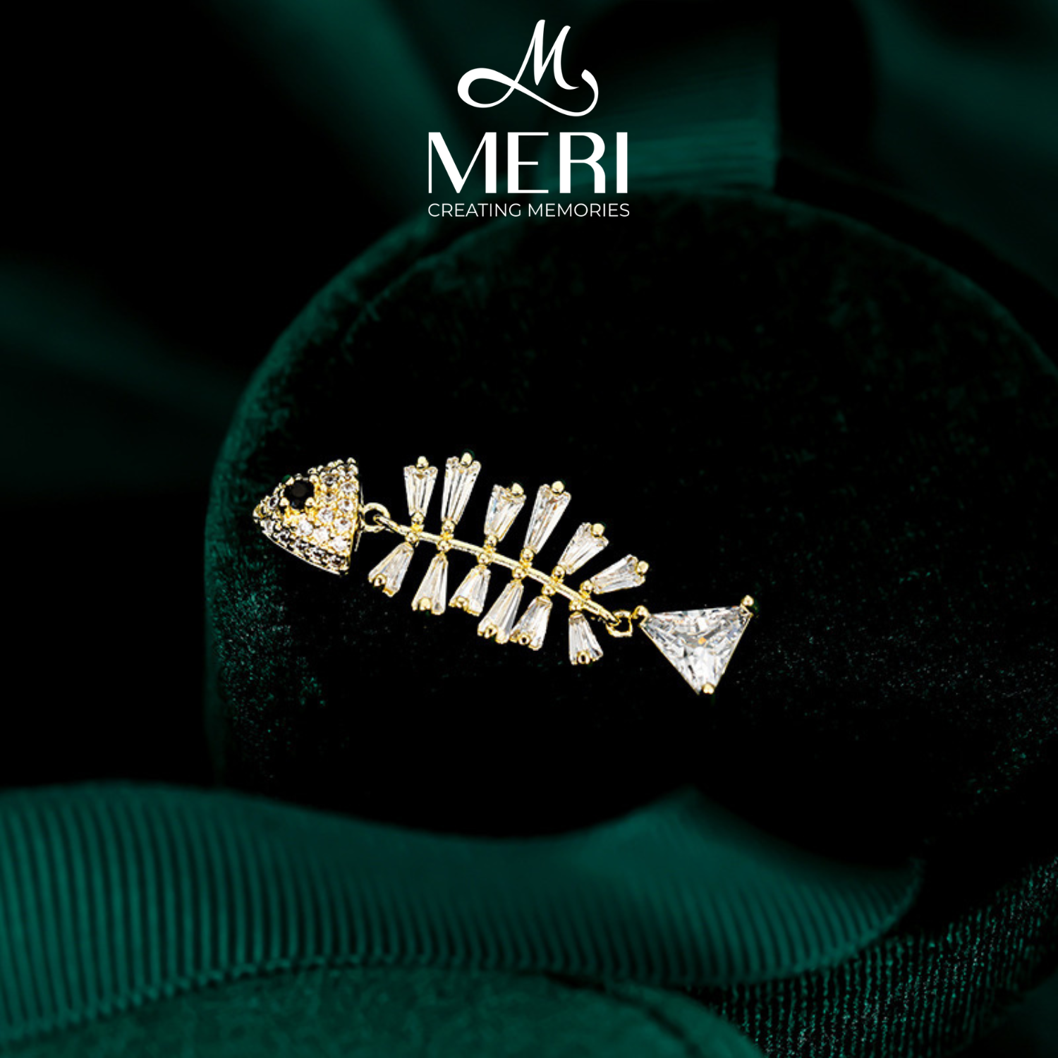 Pin cài áo Fishbone