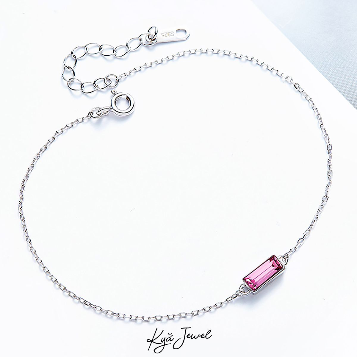 Lắc tay đá Swarovski lấp lánh