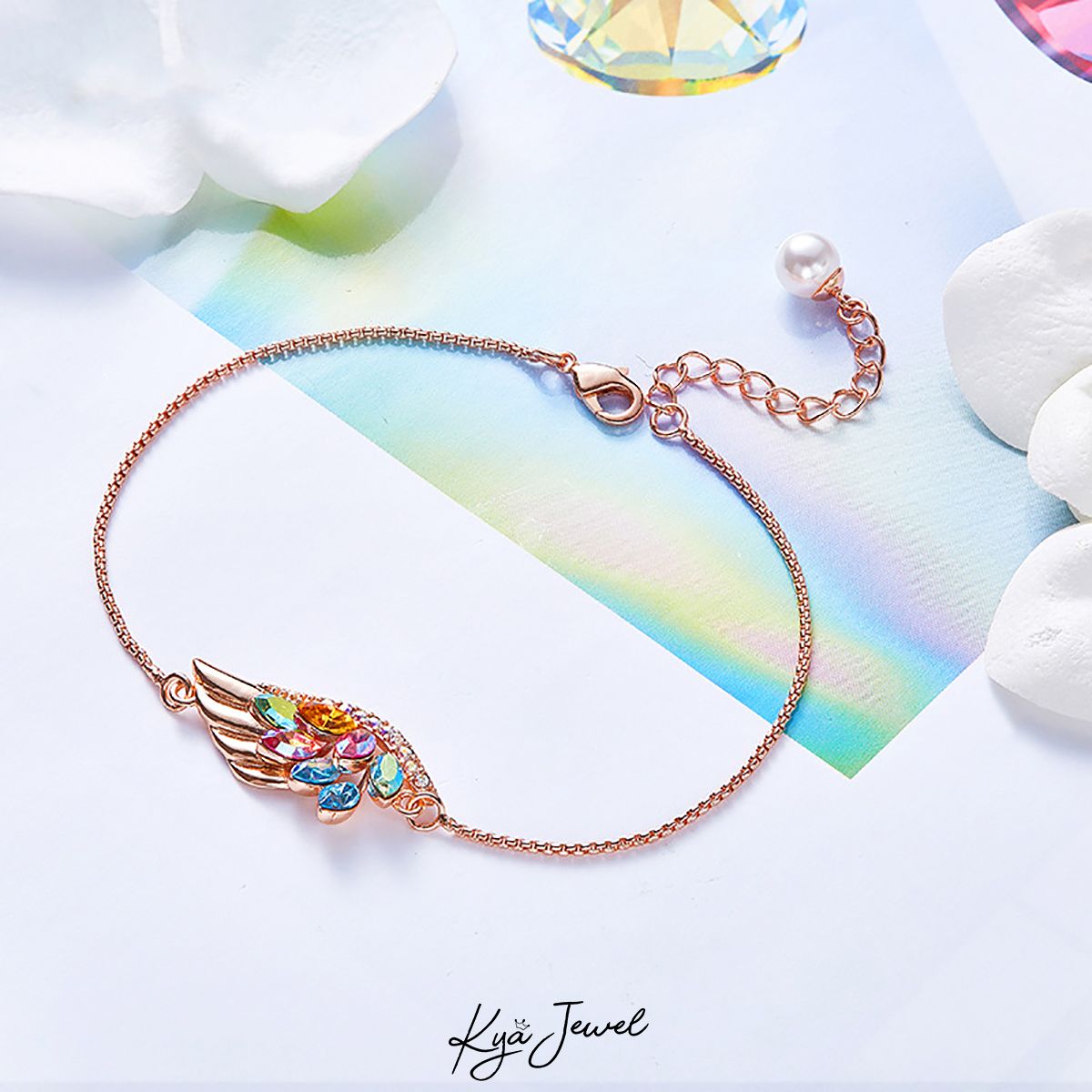Lắc tay cánh chim sắc màu