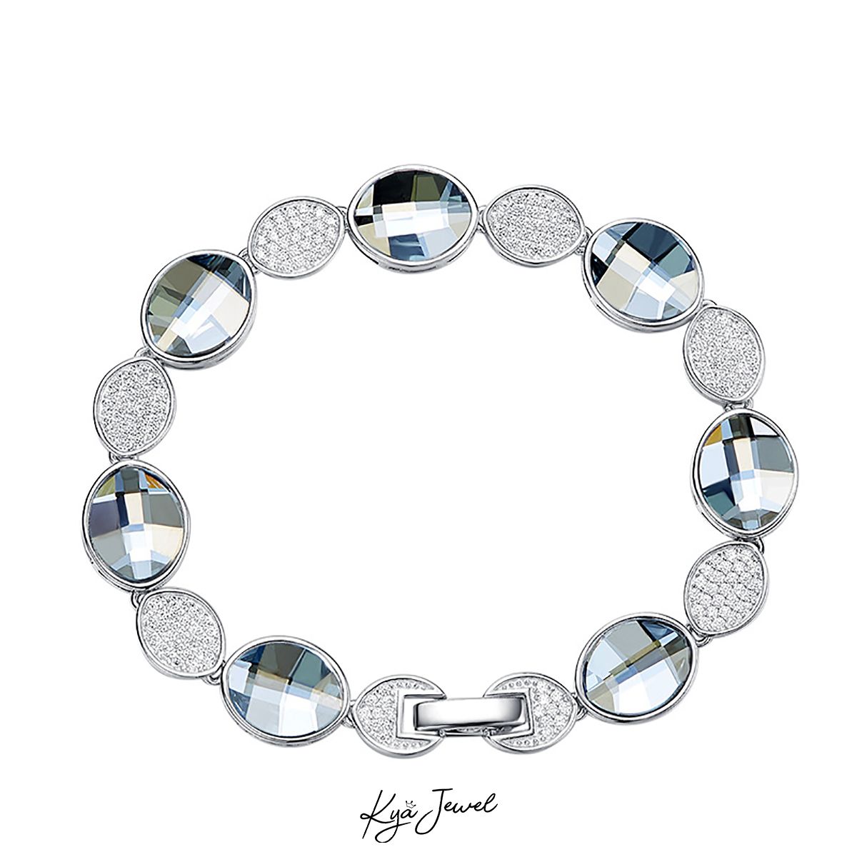 Lắc tay pha lê Swarovski thời thượng