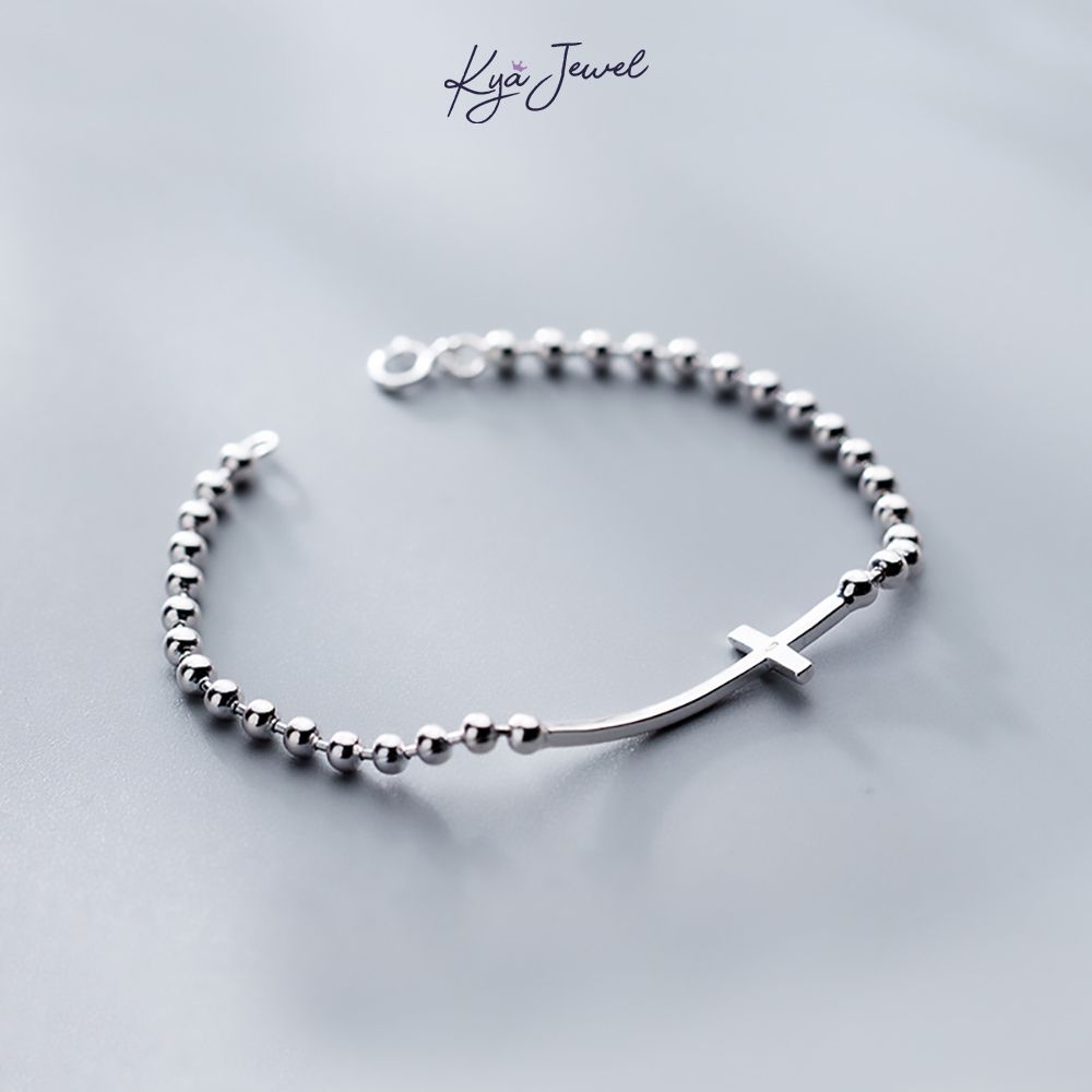 Lắc tay mặt chữ T đơn giản