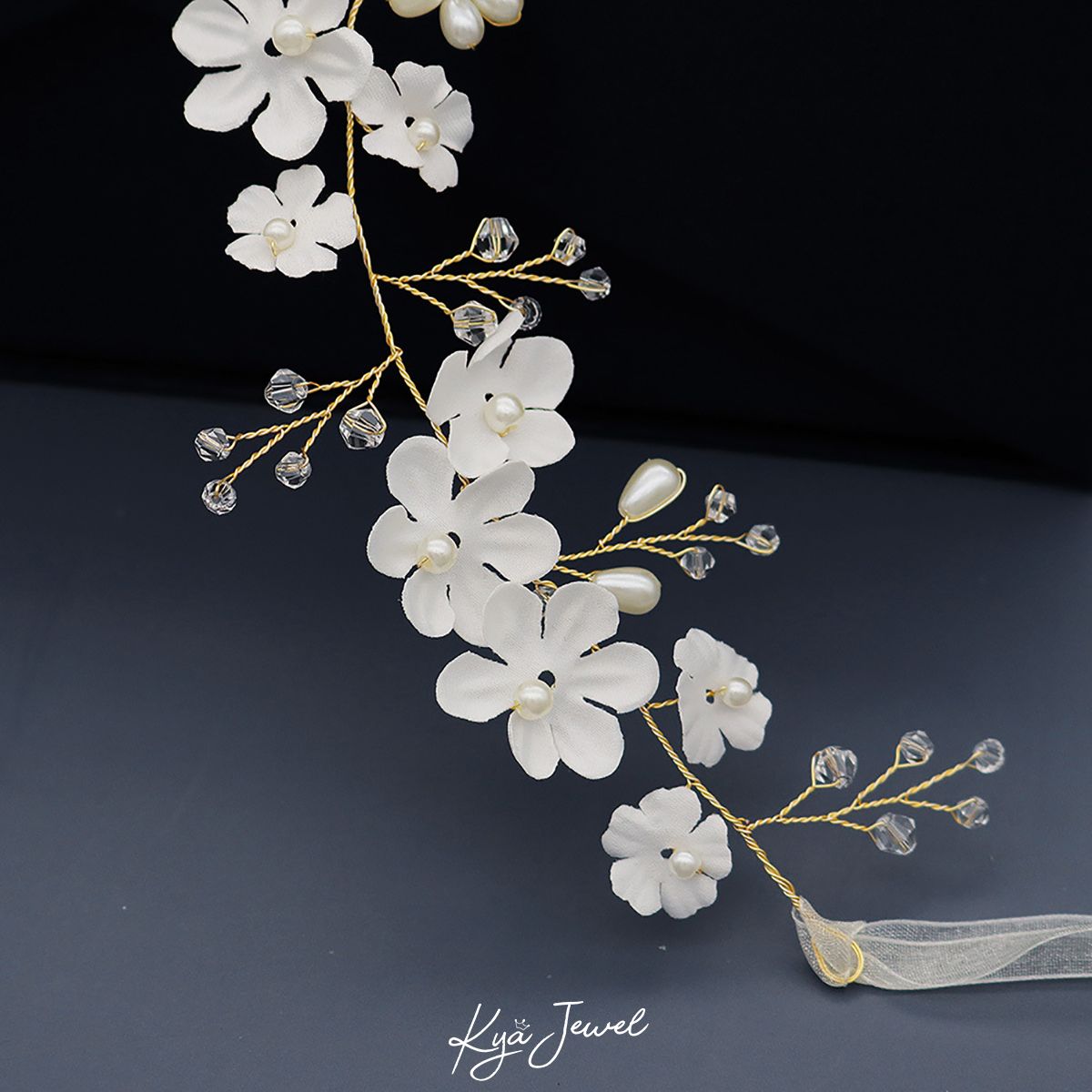 Thắt lưng handmade hoa rừng tươi mới