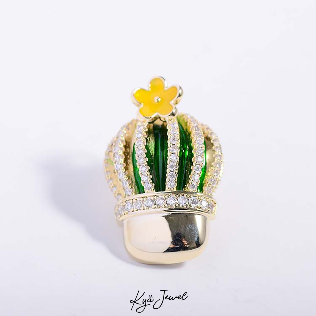 Pin cài áo xương rồng nhỏ