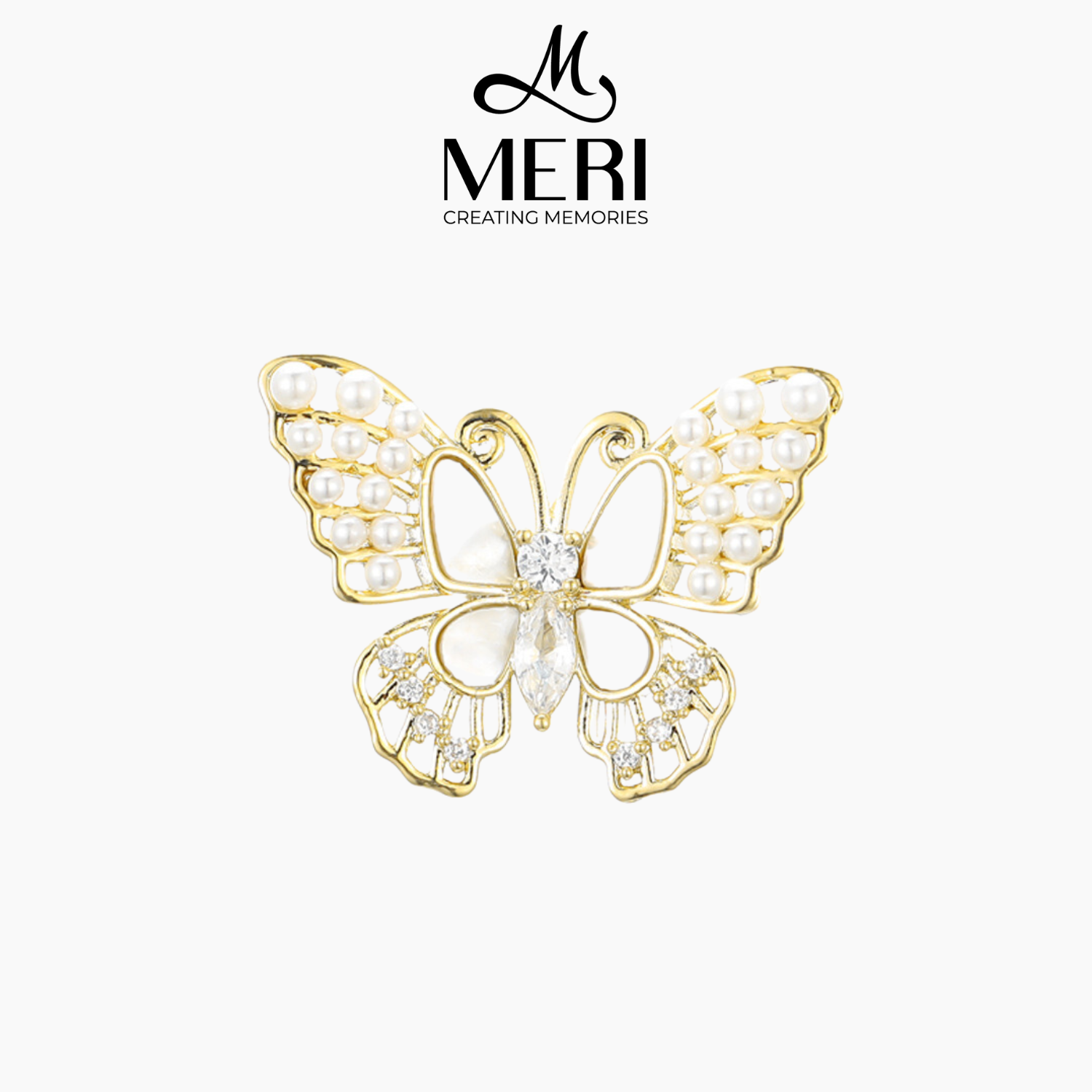 Pin cài áo Butterfly xinh xắn
