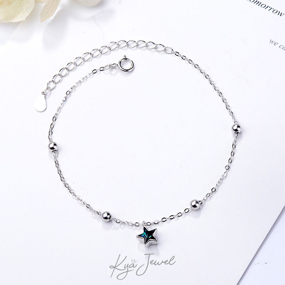 Lắc tay ngôi sao xanh tinh tế