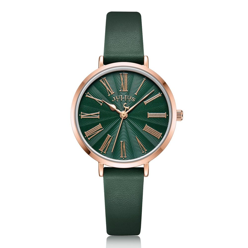 Đồng Hồ Nữ Julius Hàn Quốc JA-1300C (Xanh)