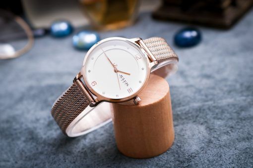 Đồng Hồ Nữ JA-1251B Julius Hàn Quốc(Demi Hồng)