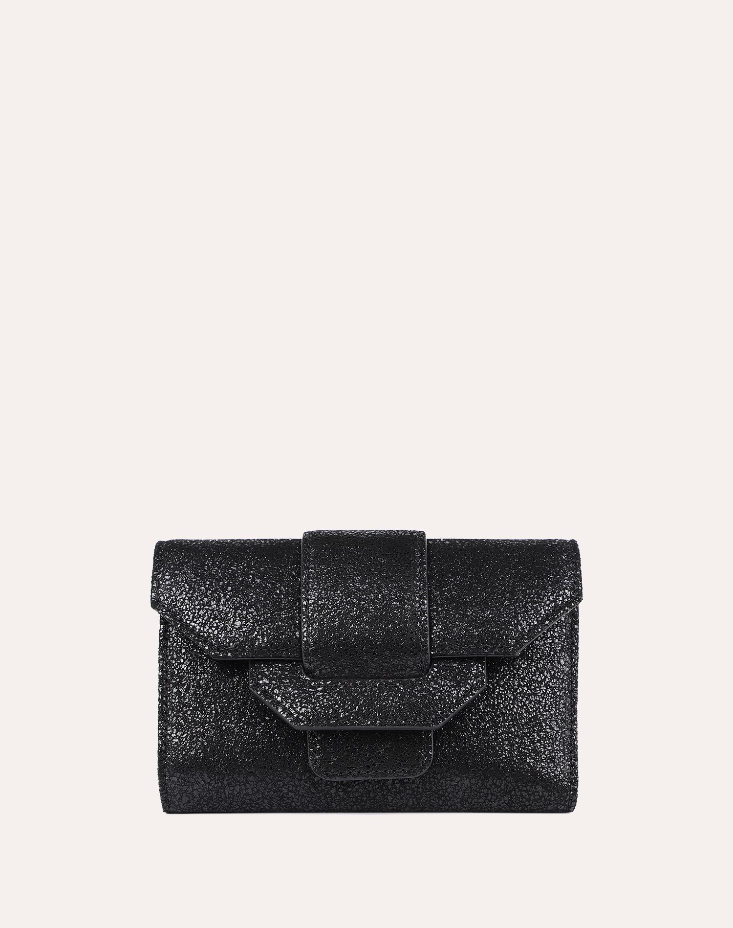 CLUTCH NỮ DA BÒ 9VCBM50B1 - ĐEN