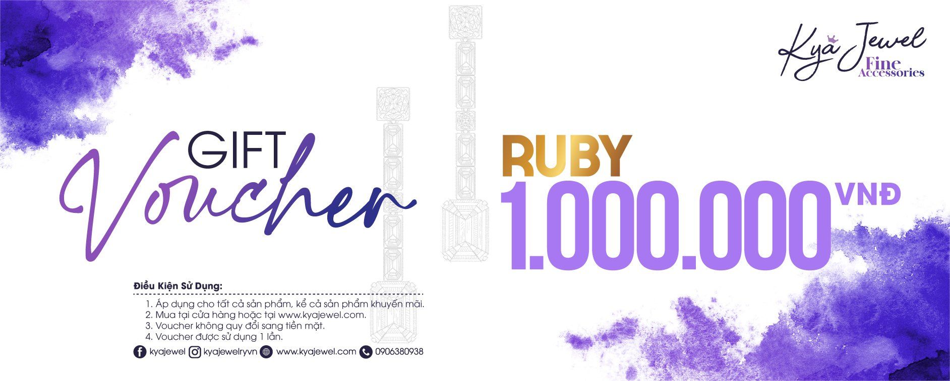 Gift voucher Ruby 1.000.000VNĐ