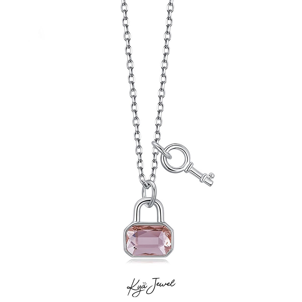 Dây chuyền đá Swarovski chìa khoá độc đáo