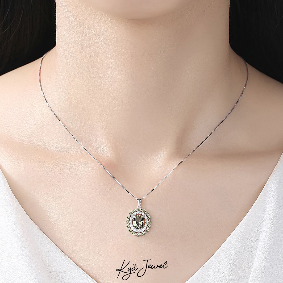 Bộ trang sức olive tươi trẻ
